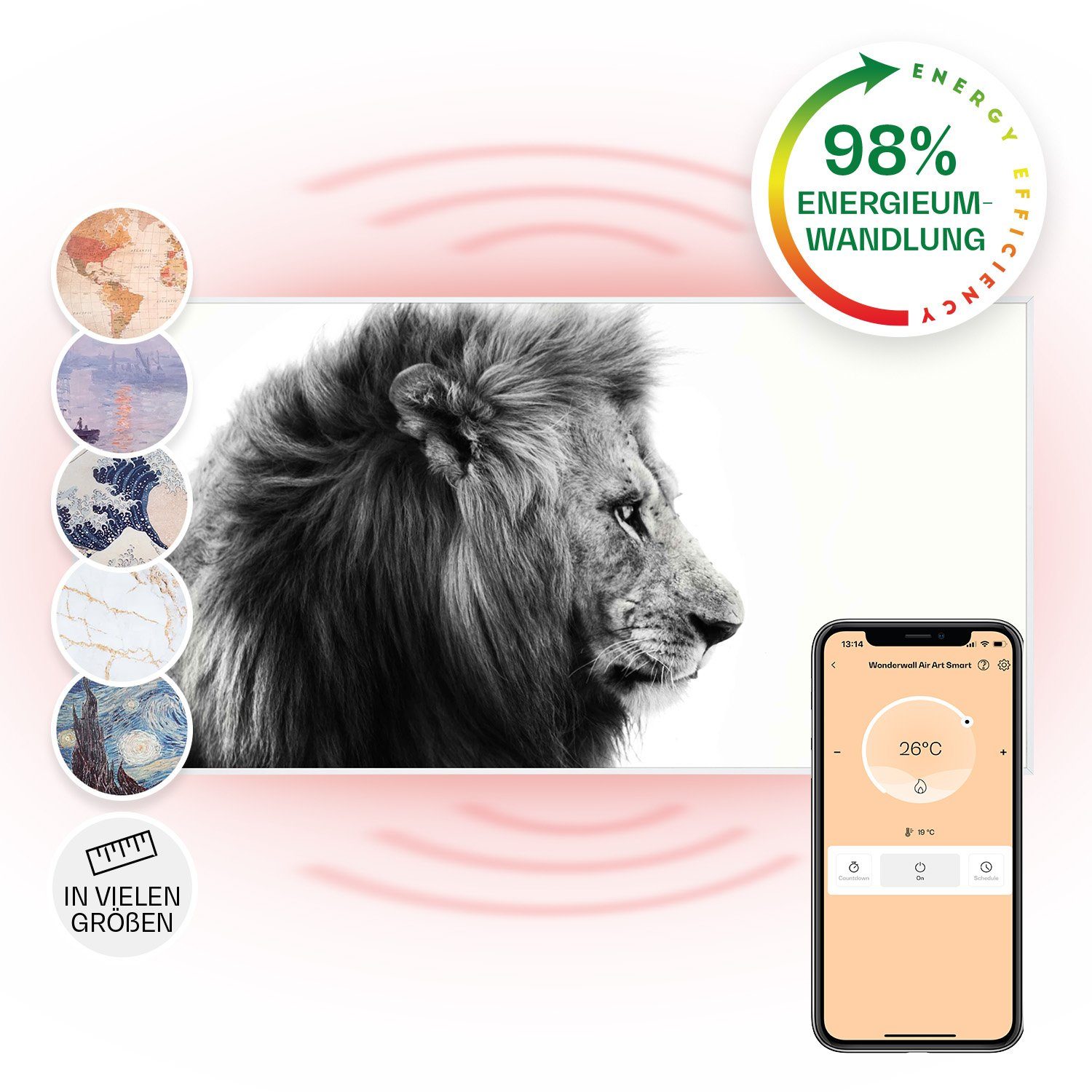 Klarstein Heizkörper Wonderwall Air Art Smart günstig online kaufen
