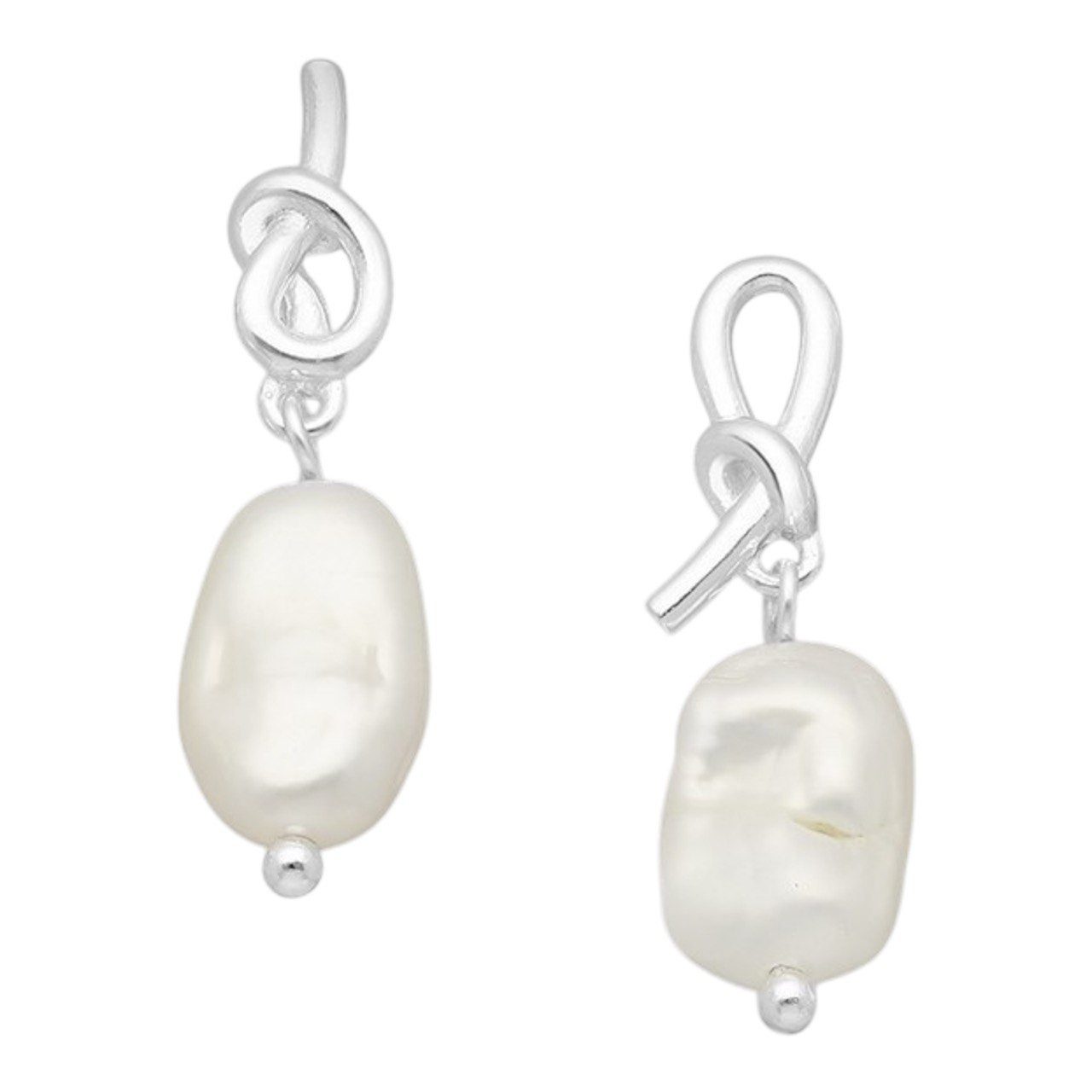 La Moda Me Perlenohrringe Arisa, mit Süßwasserzuchtperlen, 925 Sterling Silber, elegant, Ohrstecker