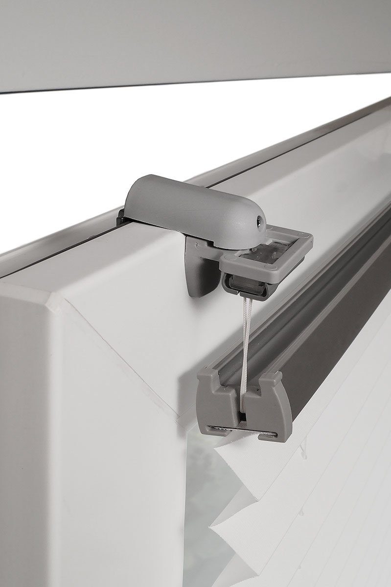 GARDINIA Klemmträger Set zu Solid Plissee nach Maß, Serie Solid Plisse nach Maß