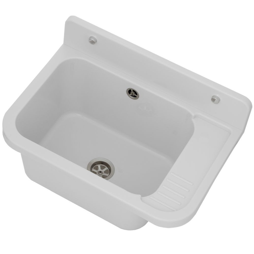 Lavre Waschbecken Vigo, Kunststoff Spülbecken Waschtrog günstig online kaufen