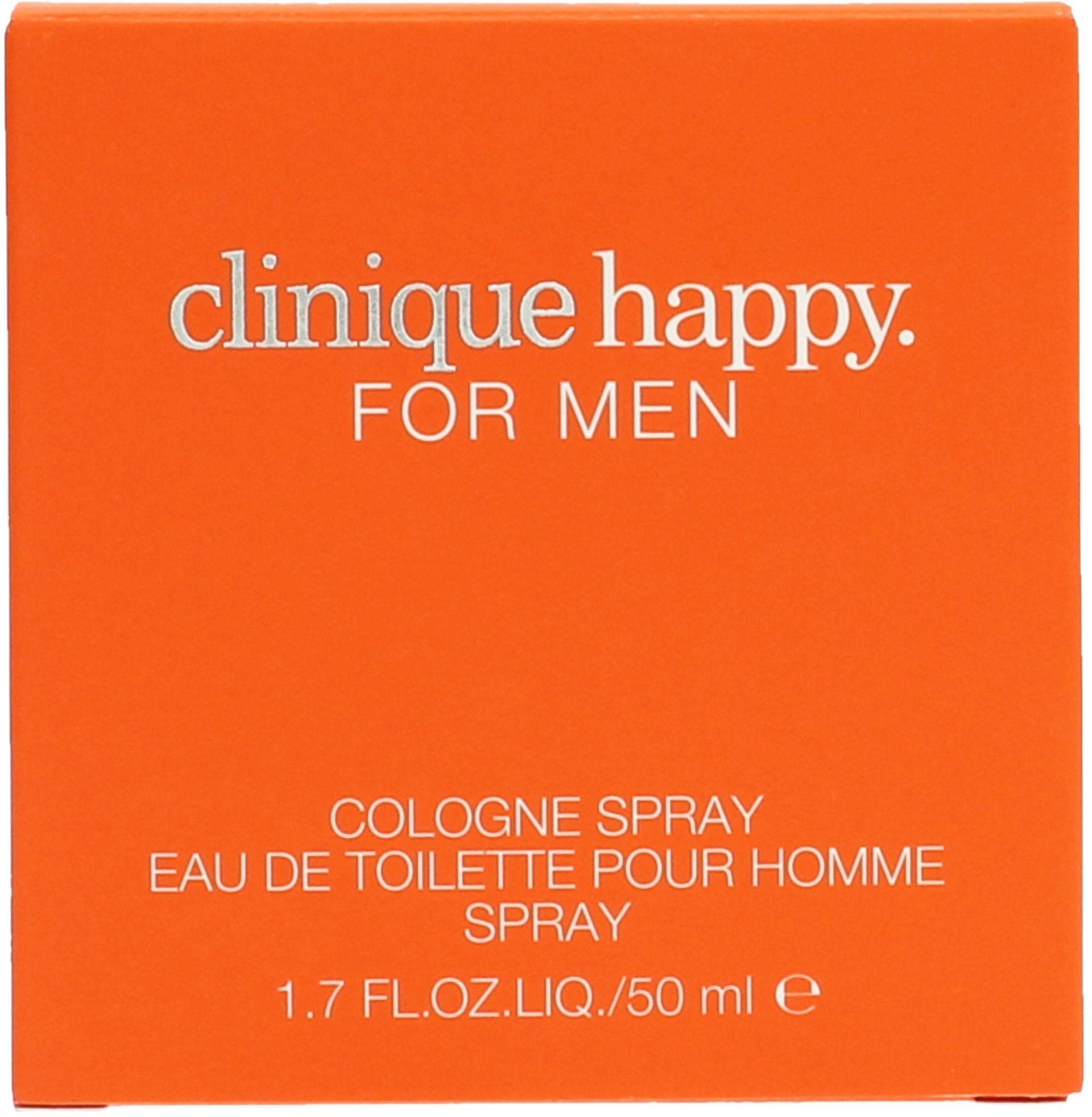 CLINIQUE Eau de Toilette Happy for Men, mit holzig-warmer Note