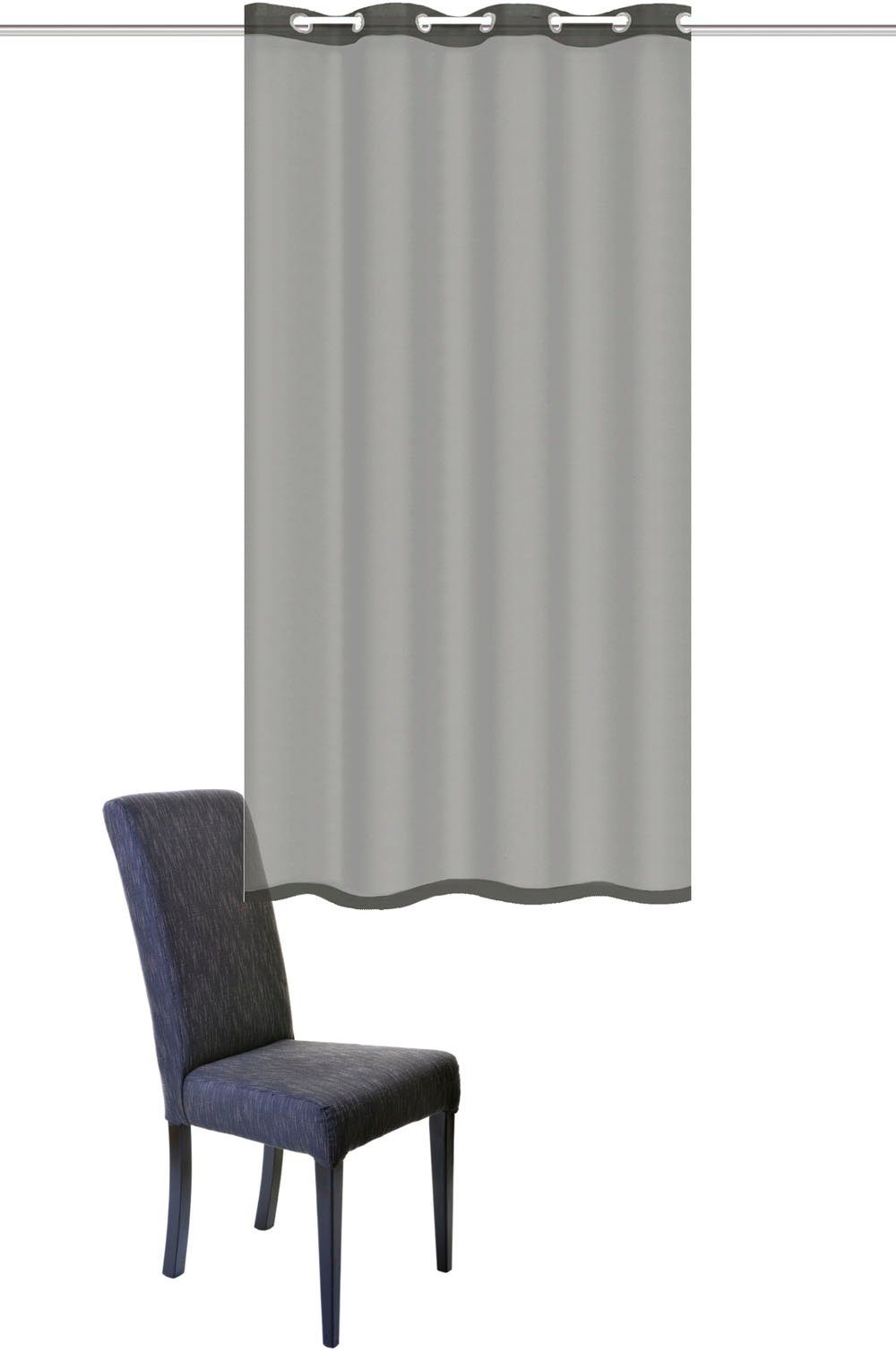 Home Basics Vorhang DOLLY, Ösen (1 St), transparent, Voile, Ösenschal DOLLY