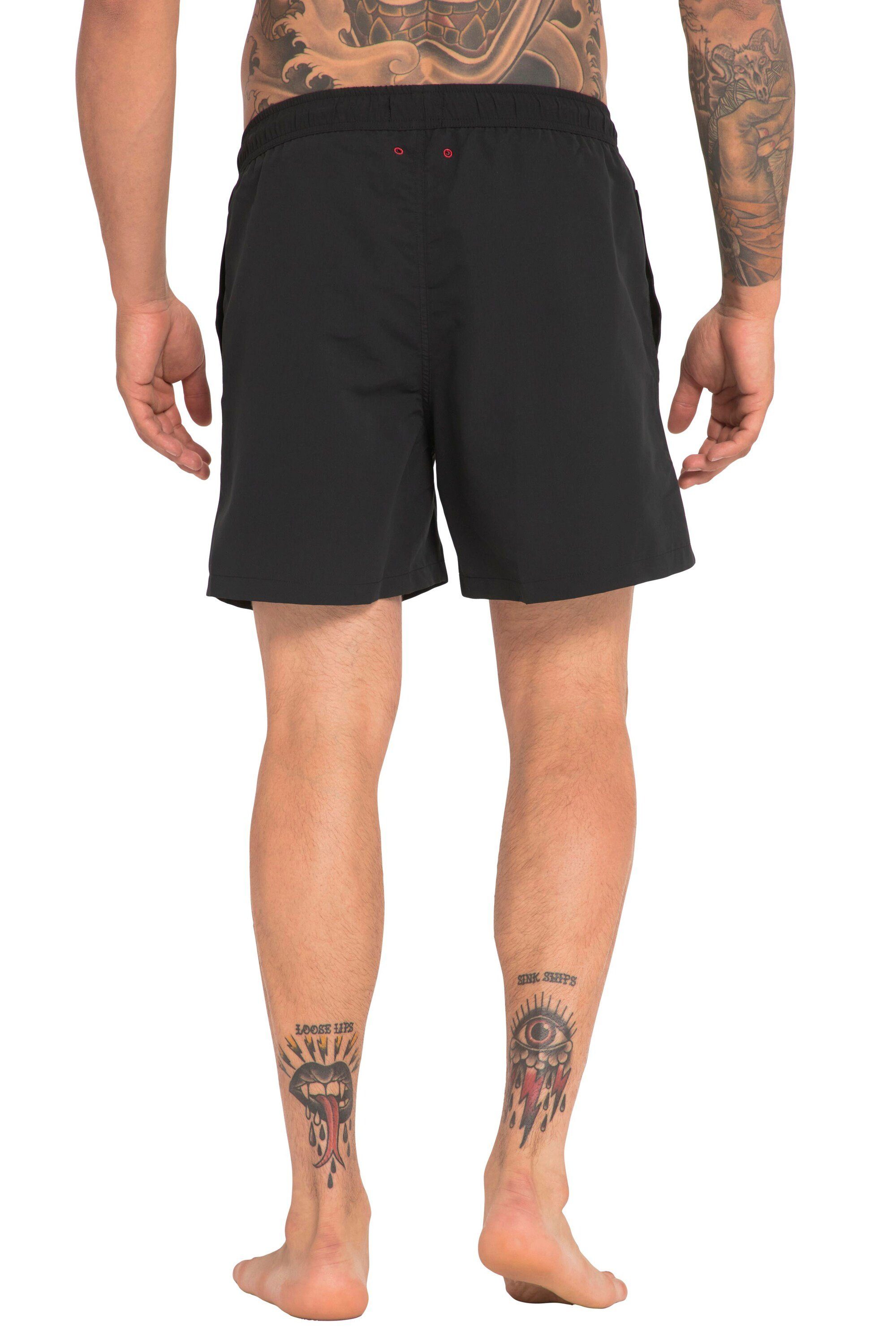 JP1880 Badehose Badeshorts apfelrot Elastikbund Beachwear (2-St) 2er-Pack