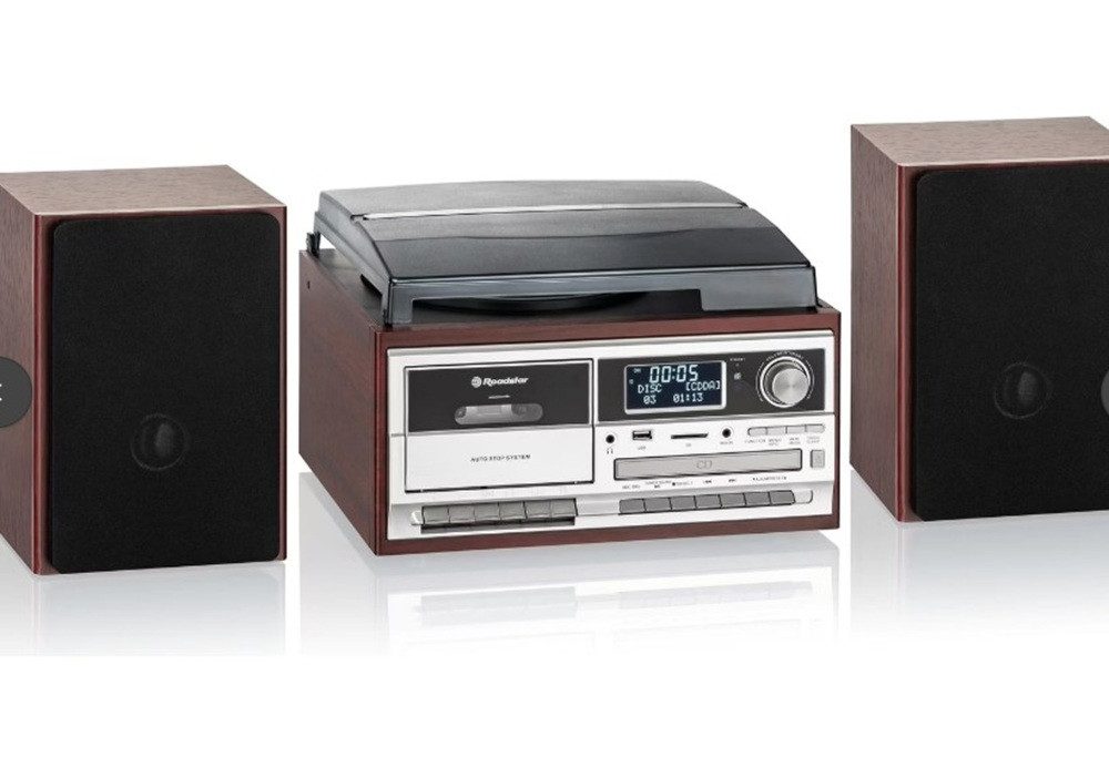 Roadstar HIF-8892D+BT Stereoanlage (Bluetooth, CD Player, Plattenspieler)