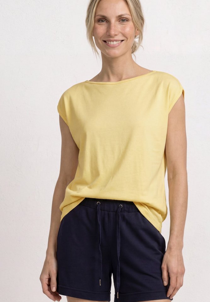 STREET ONE T-Shirt mit U-Boot-Ausschnitt