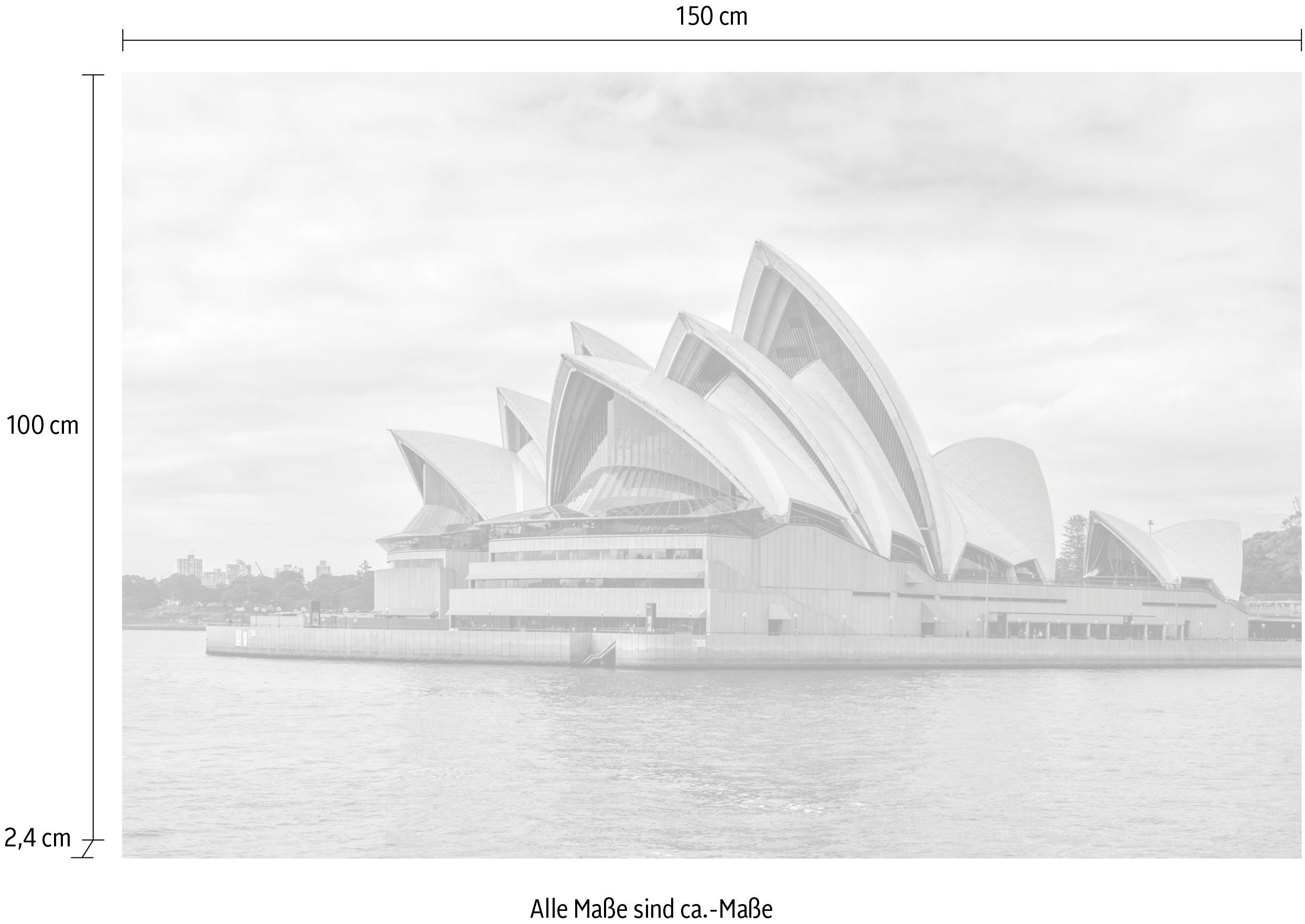 queence Acrylglasbild »Opernhaus in Sydney«-Otto