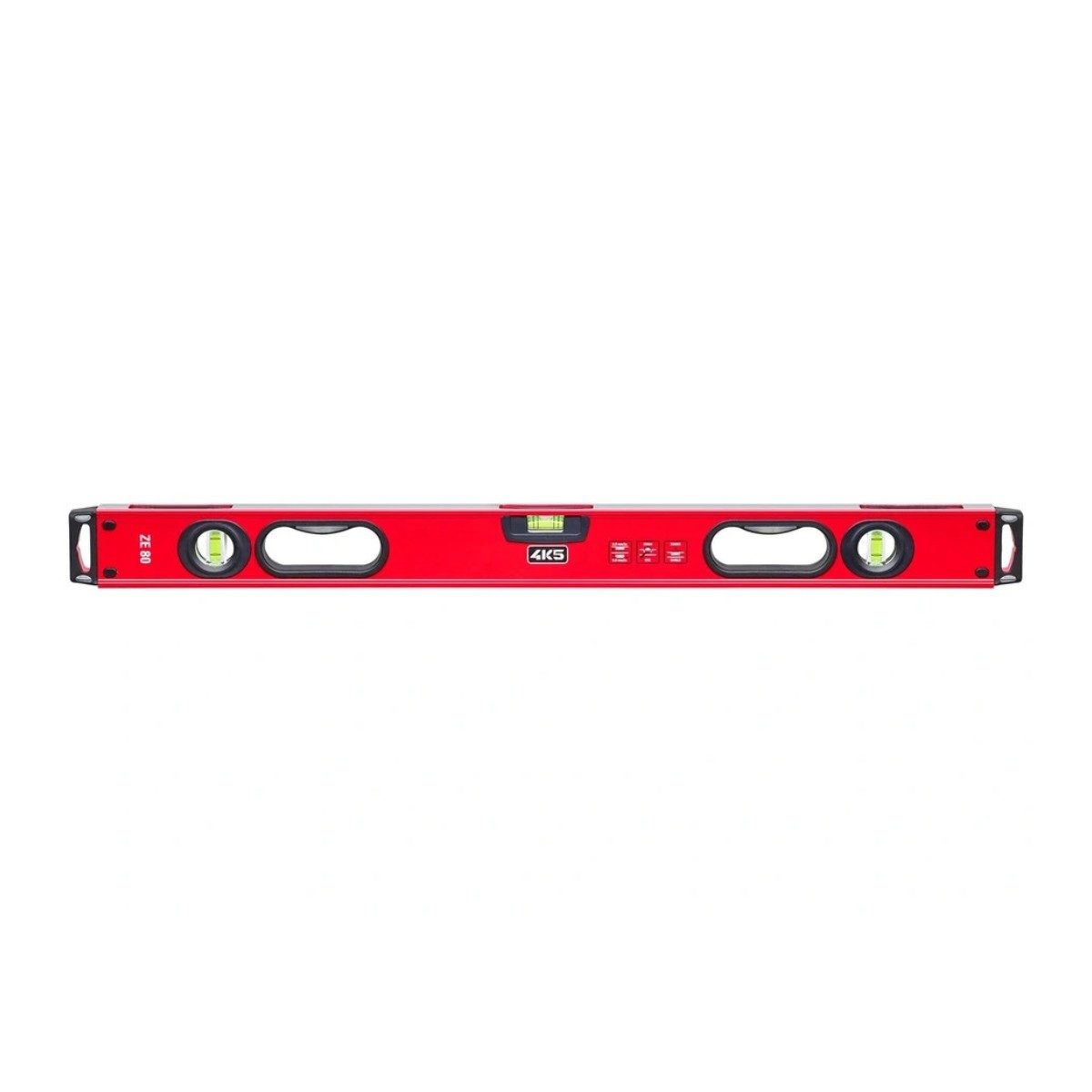 LASERLINER Wasserwaage Laserliner 4K5 ZE Wasserwaage 80 cm Präzisionswasserwaage Aluminium, Alu Richtwaage