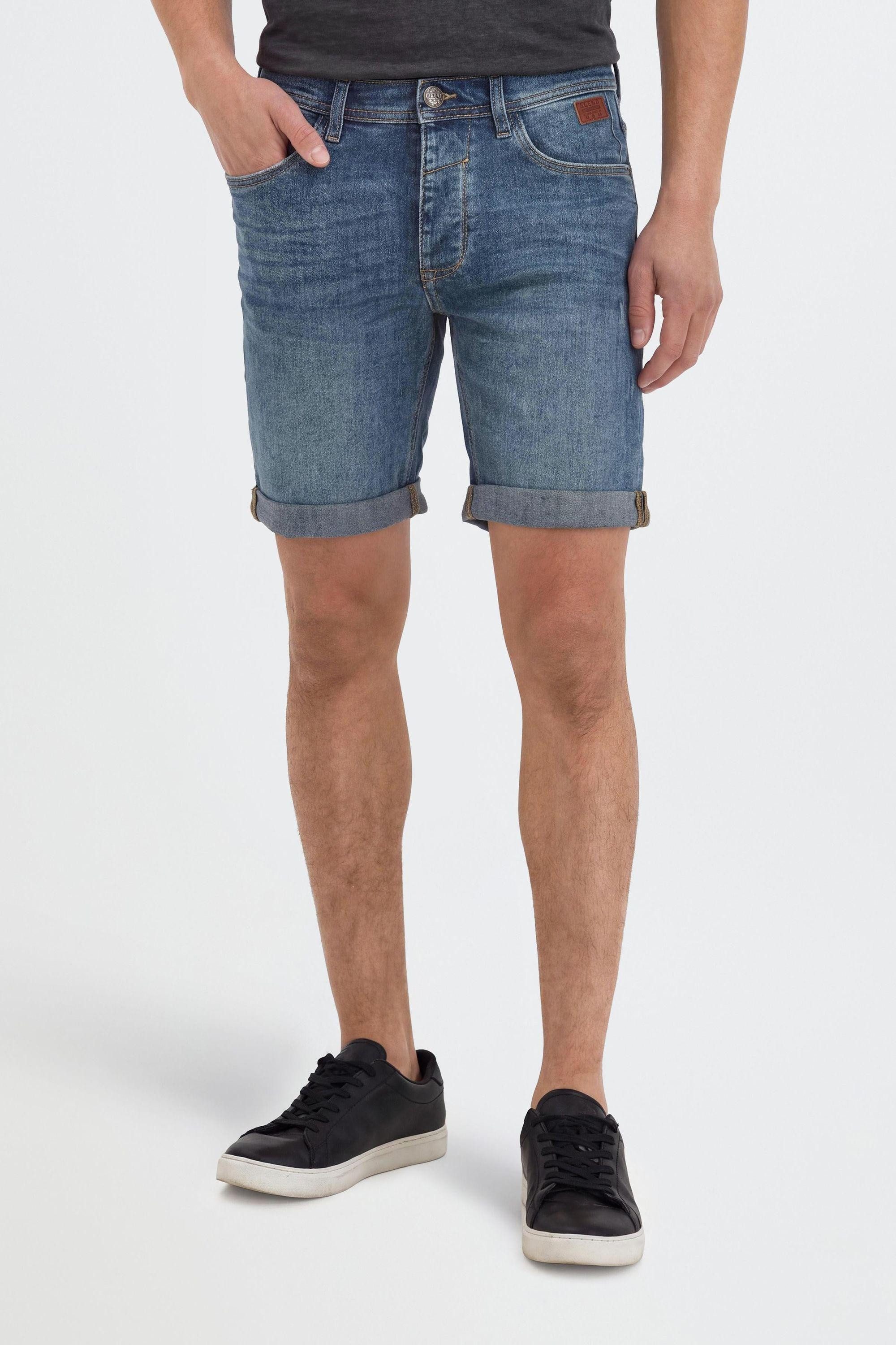 Blend Jeansshorts BHMartels Stilvolle 5-Pocket-Jeansshorts mit Used Look Effekt