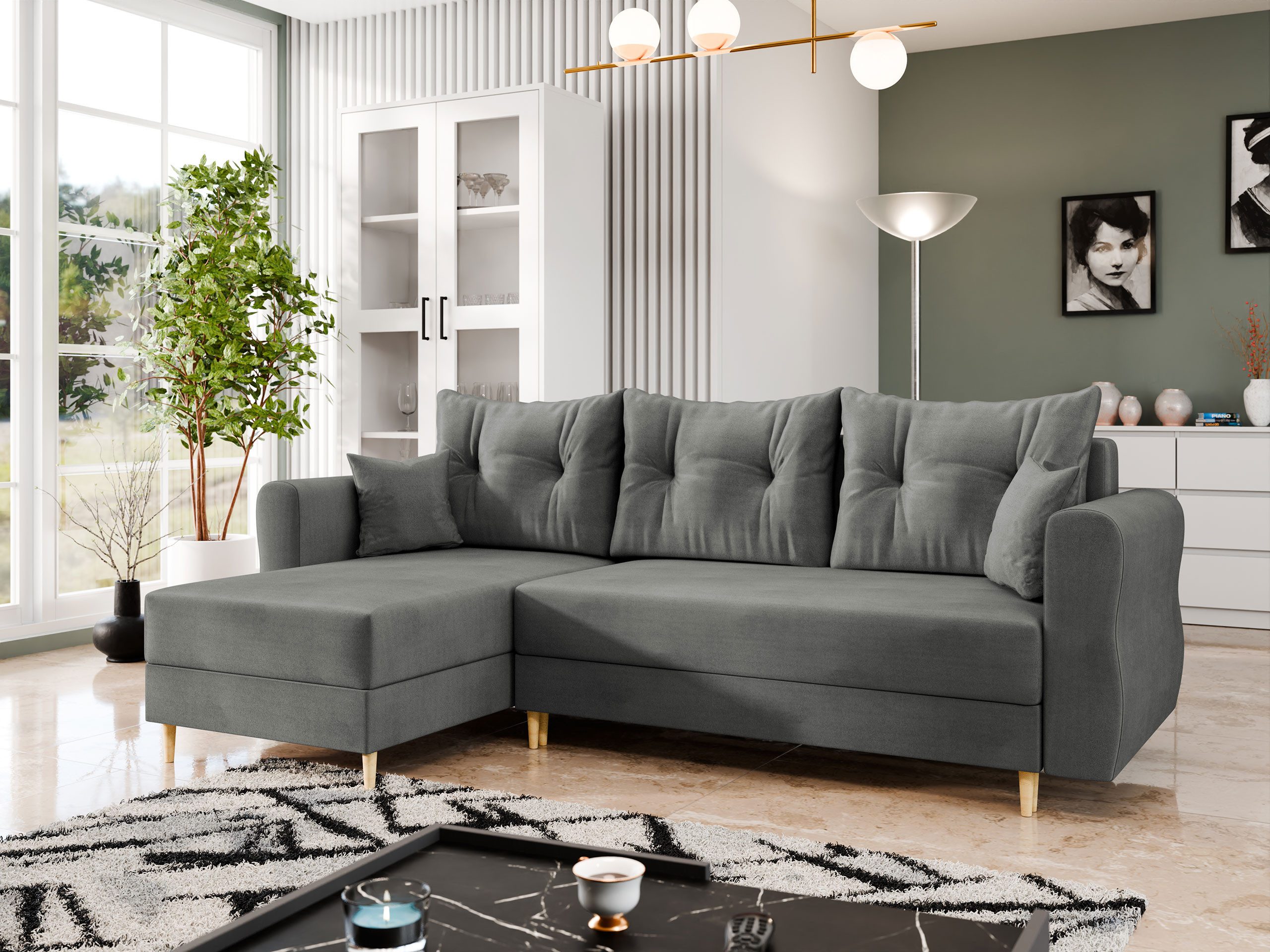 MIRJAN24 Ecksofa Zako L, mit Bettkasten günstig online kaufen