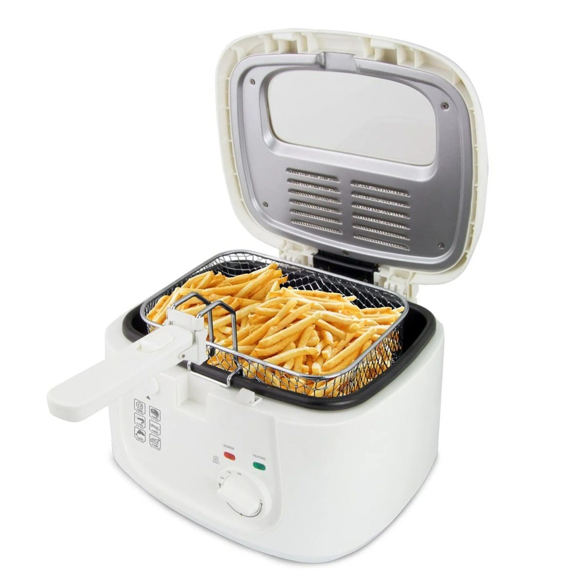 Esperanza Heißluftfritteuse, 1800,00 W, Frittieren wie Pommes Fleisch, Pilze, Fisch oder Gemüse