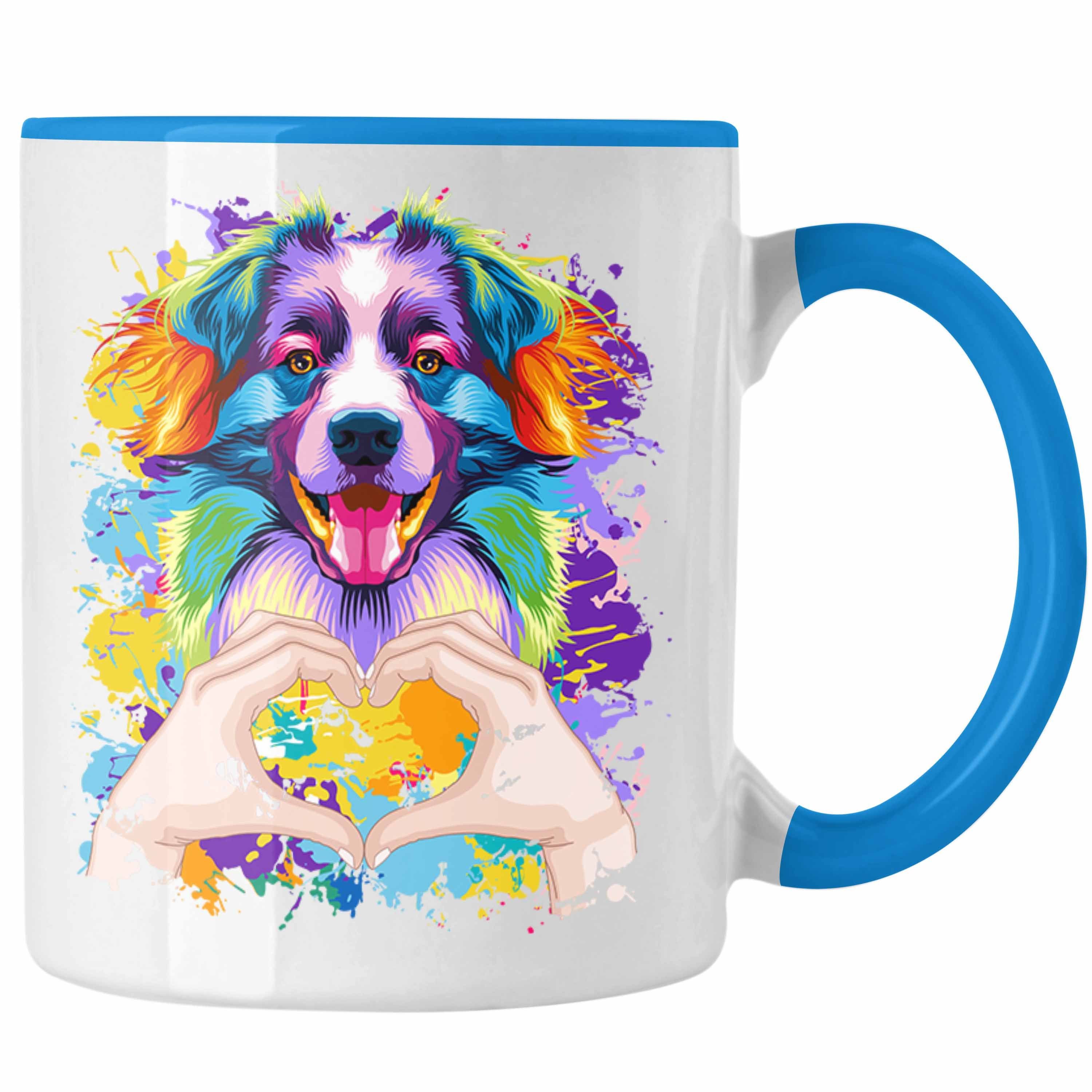 Trendation Tasse Border Collies Besitzer Farbe Love Tasse Geschenk Lustiger Spruch Gesc Blau