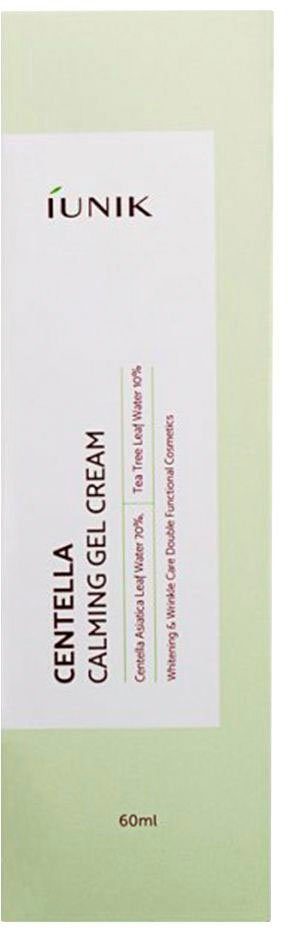 iUnik Feuchtigkeitscreme CENTELLA CALMING GEL CREAM, für ölige, empfindliche Haut, beruhigt und spendet Feuchtigkeit