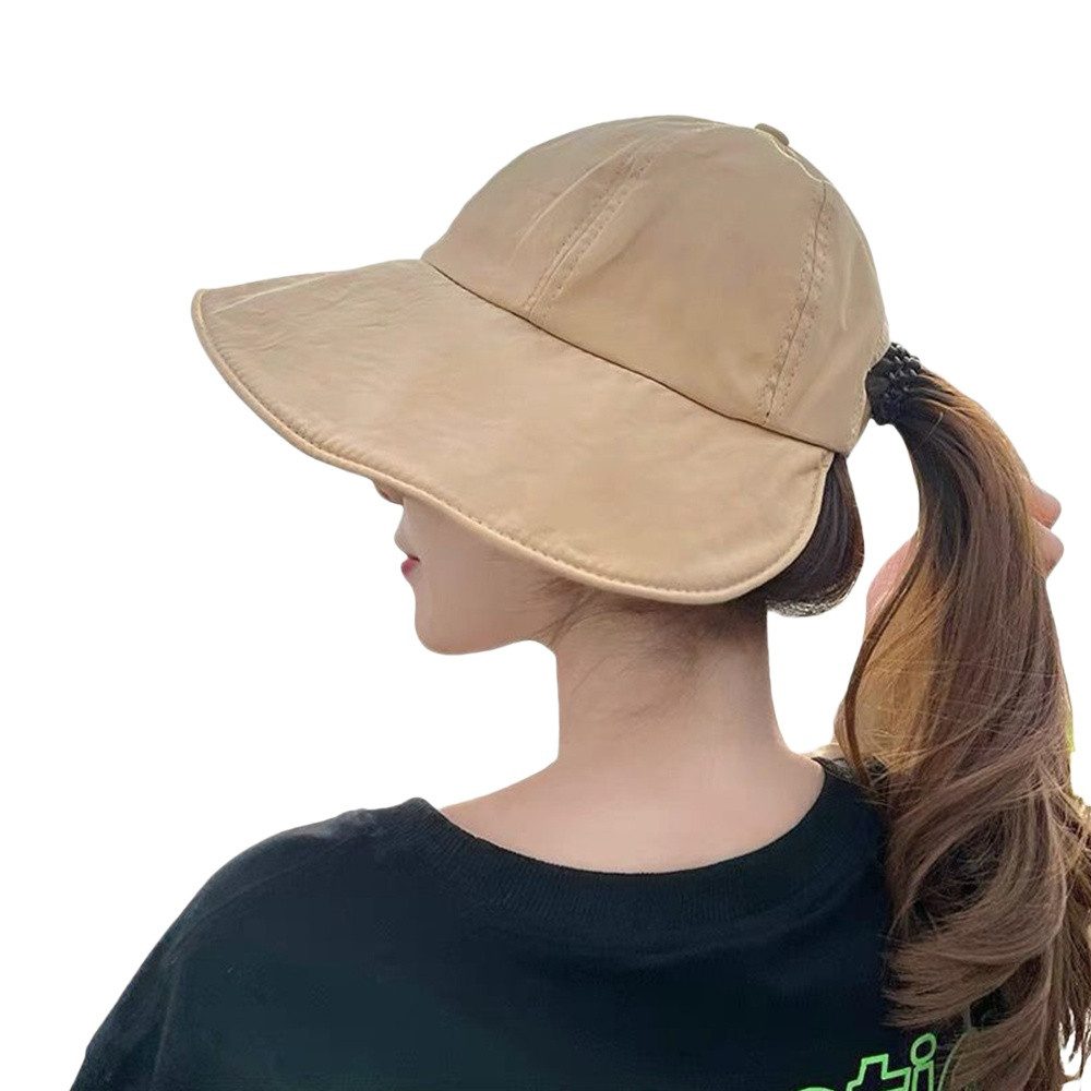 Sonnenhut Faltbarer Sommerhut Damen Atmungsaktiv Mütze Visor Cap Outdoor Hut