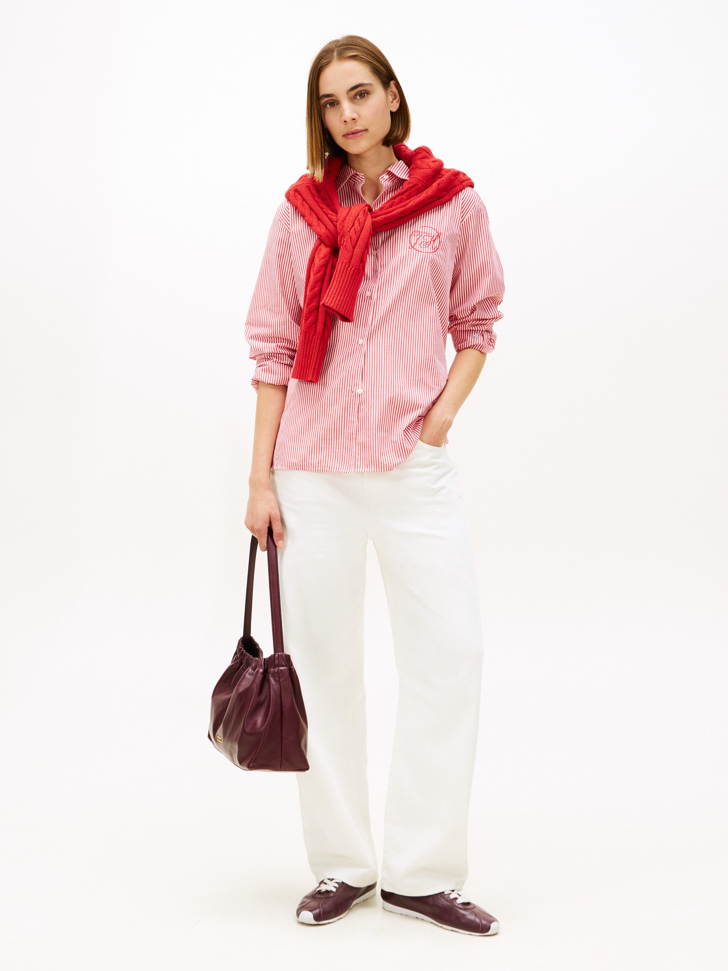 Tommy Hilfiger Hemdbluse COTTON EASY SHIRT