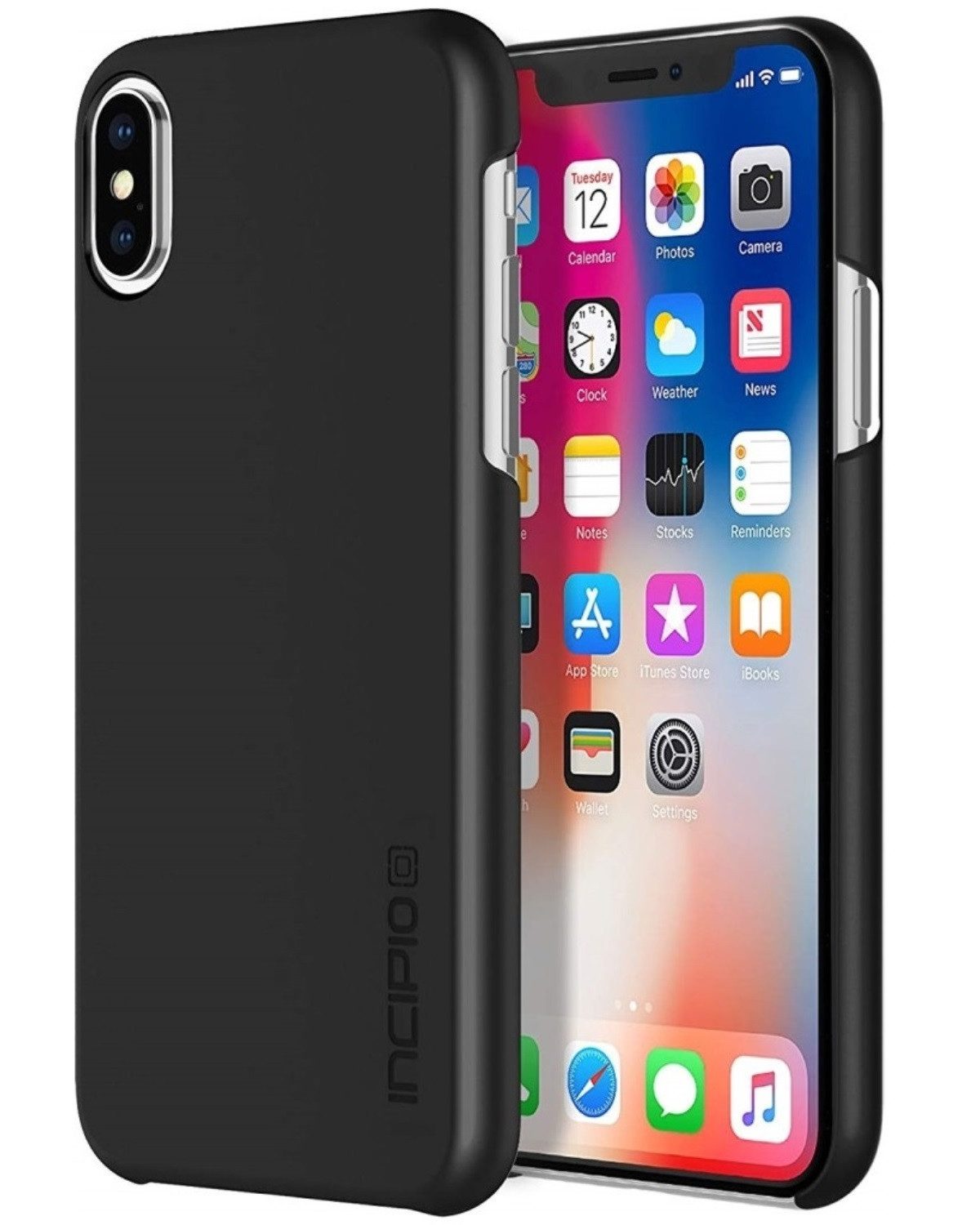 Incipio Handyhülle NGP Cover Black Hard-Case Schutz-Hülle Tasche 5,8 Zoll, für Apple iPhone X/ Xs Wireless Charging