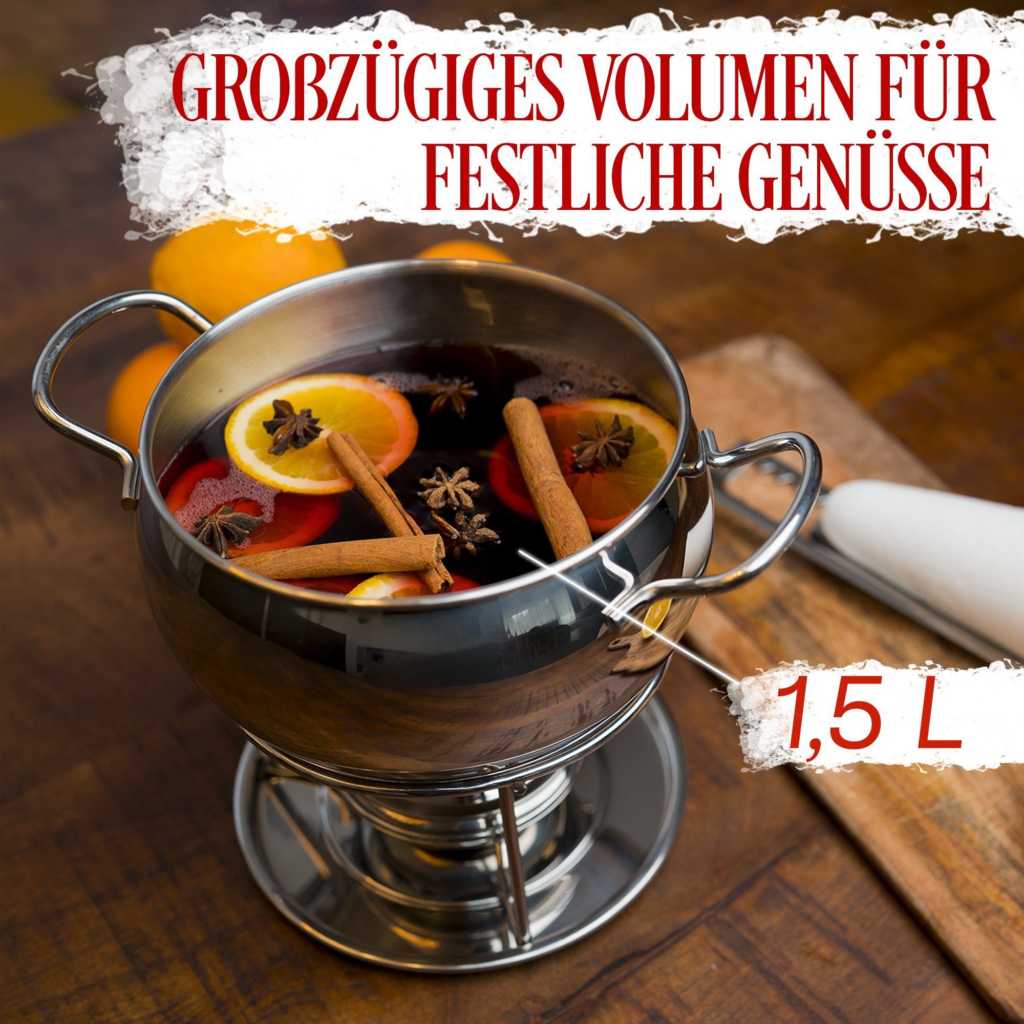 Topanbieter999 Bowle-Set Feuerzangenbowle