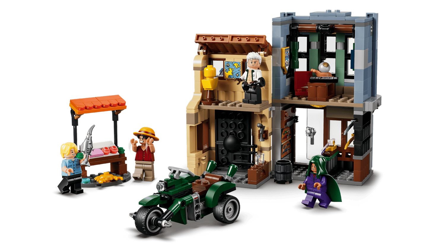 LEGO® One Piece 75642 Showdown mit Kapitän Smoker Spielbausteine, (Set, 547 St., Set)