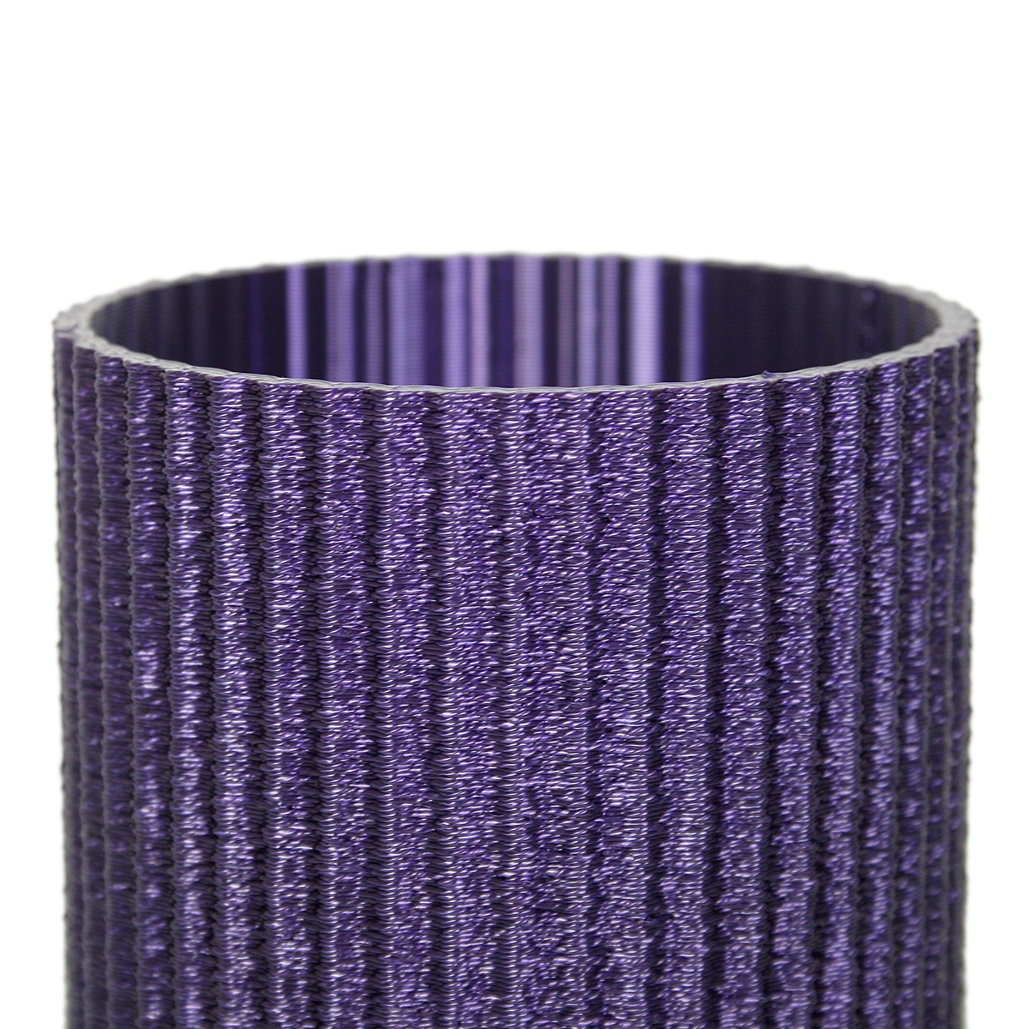 Dekovase aus Rohstoffen; Vase wasserdicht Kreative Bio-Kunststoff, nachwachsenden aus bruchsicher Feder Designer – Violet & Dekorative Blumenvase