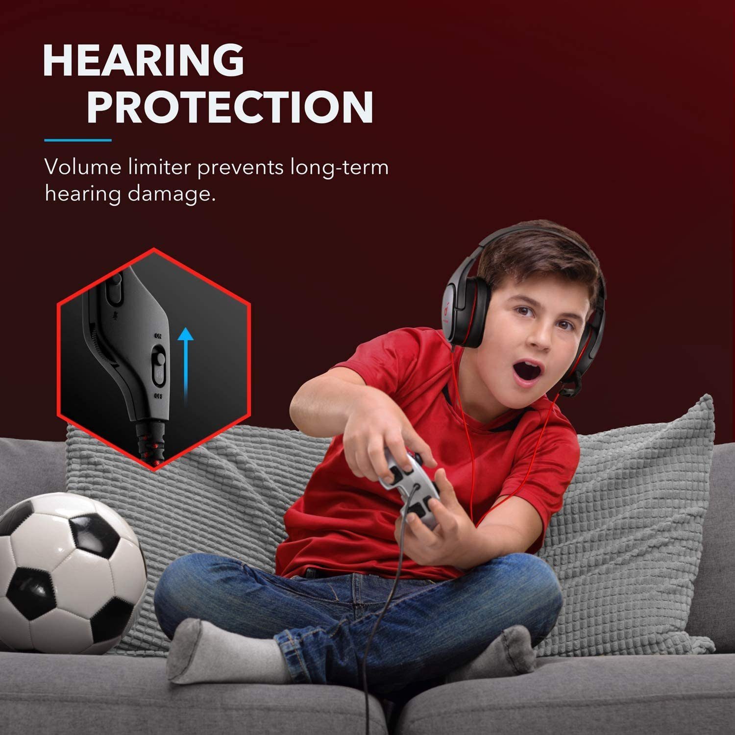 SoundCore mit Strike Gaming-Headset 1 (Mikrofon Geräuschisolierung)