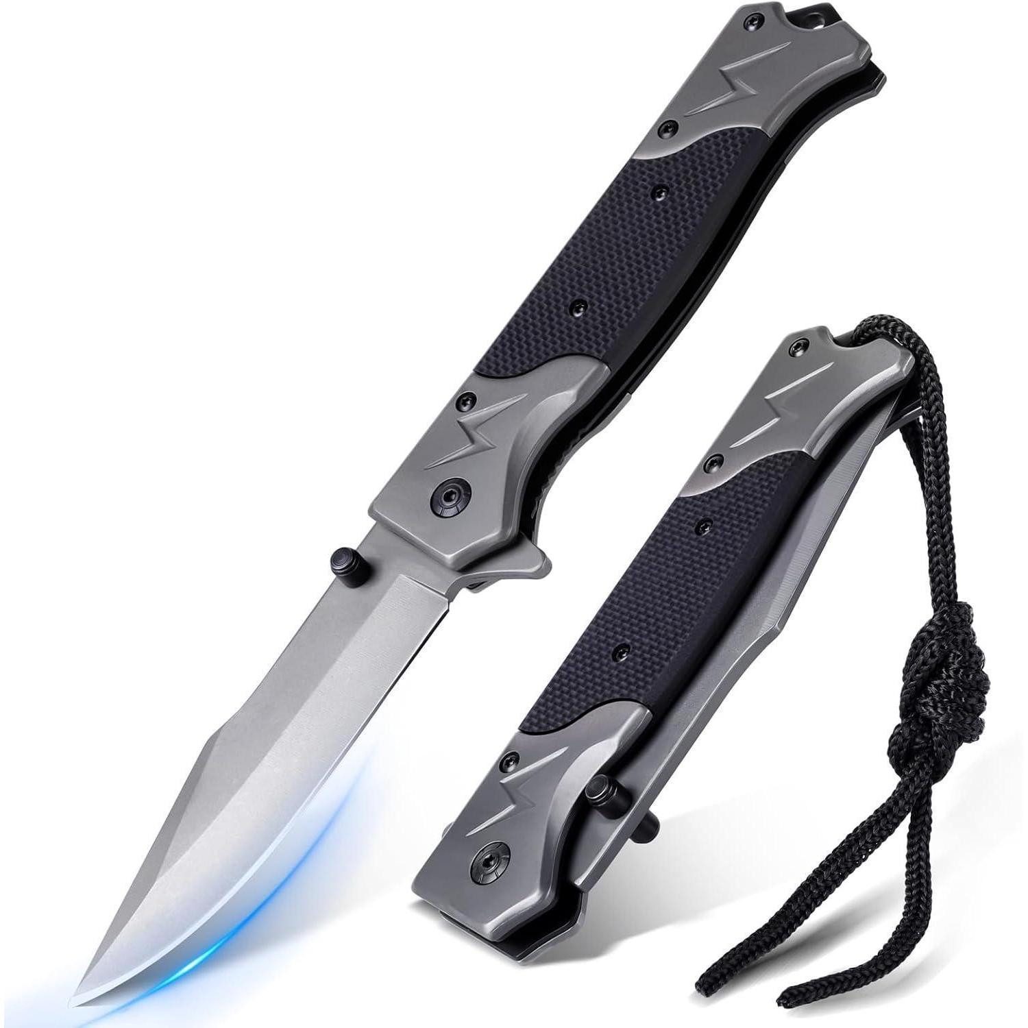 LuxusKollektion Всеsschneider Taschenmesser Klappmesser Edelstahl Outdoor Messer Einhandmesser