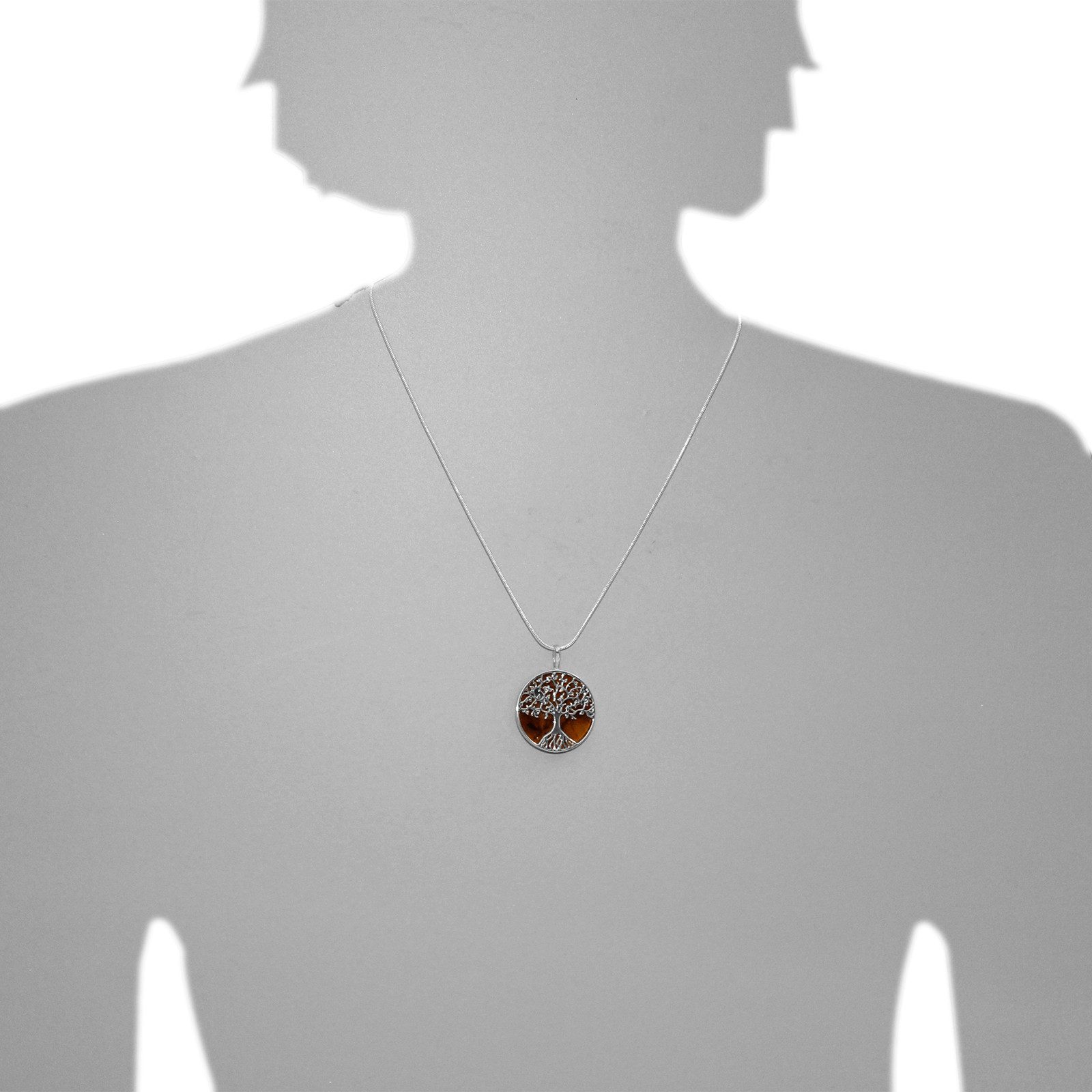 OSTSEE-SCHMUCK Kette mit Anhänger Ostsee-Schmuck Kette mit Anhänger Lebensb günstig online kaufen