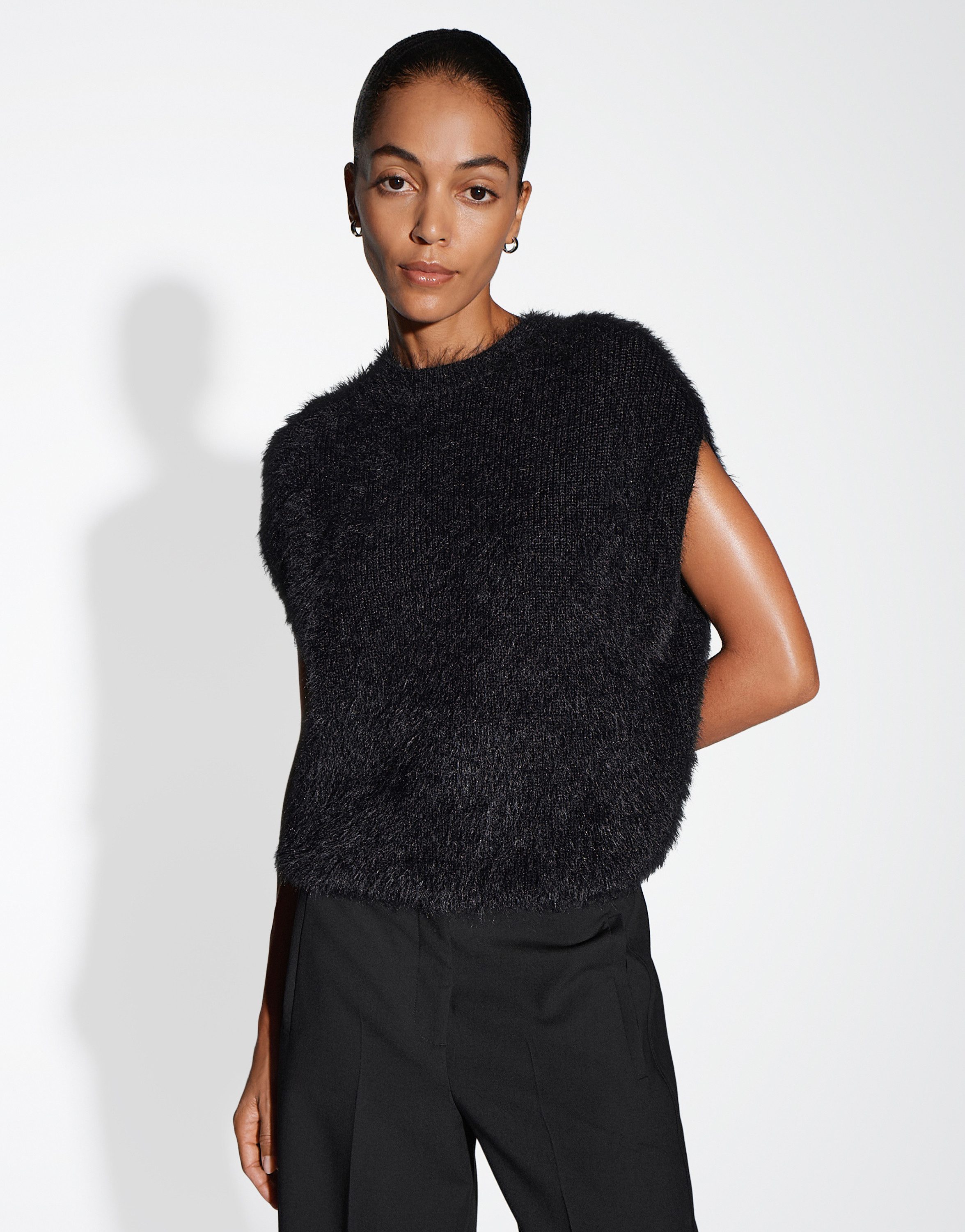 someday С коротким рукавом TILLIH Regular mit haariger Textur