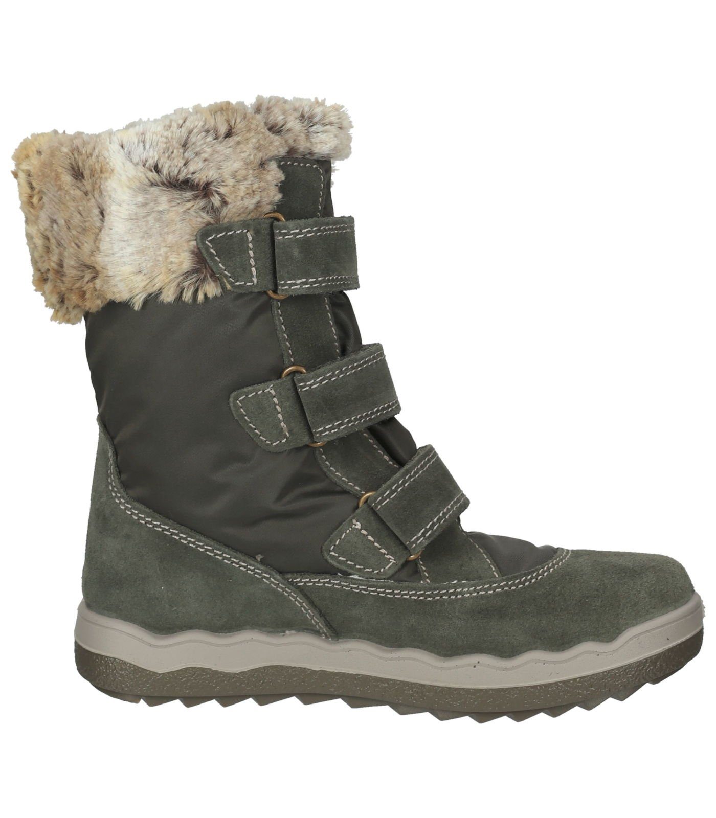 Leder Snowboots Oliv Primigi Stiefel