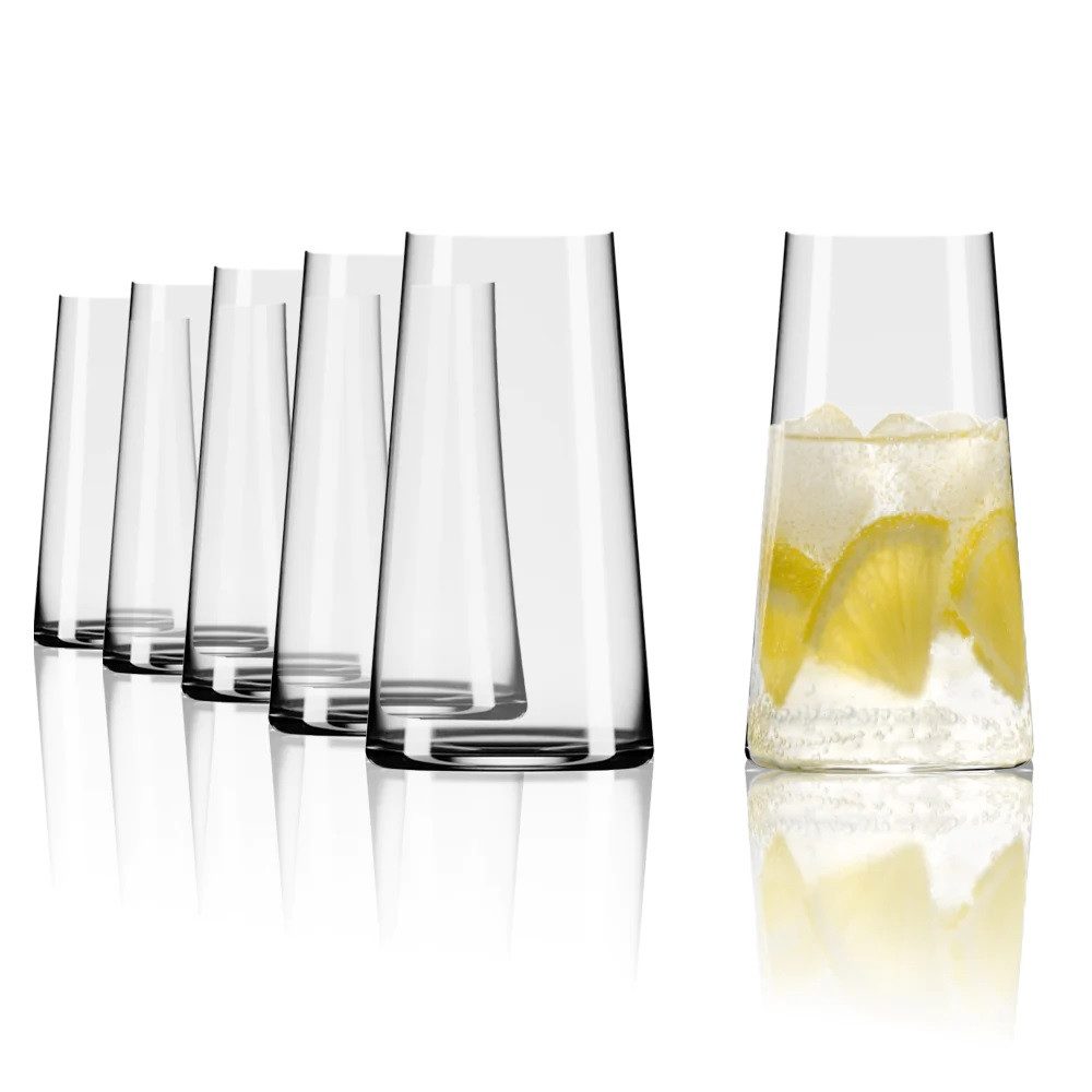 Stölzle Longdrinkglas Stölzle Lausitz Power Longdrink 6er Set, Glas