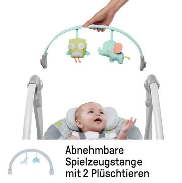 EBUY Babyschaukel Tragbare, zusammenklappbare Babyschaukel mit 5 Geschwindigkeiten (1-tlg)
