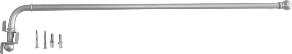 Schwenkstange Schwenkstange, indeko, Ø 12 mm, 1-läufig, ausziehbar, mit  Bohren, verschraubt, Metall