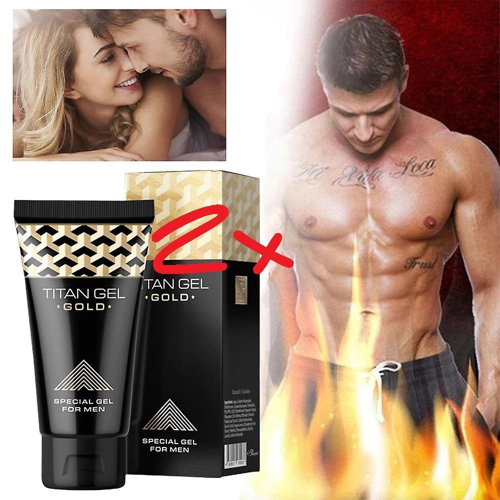 Gleit- und Massagegel Premium Original Titan GEL Gold Gleitgel Gleitcreme Penis 50 ml