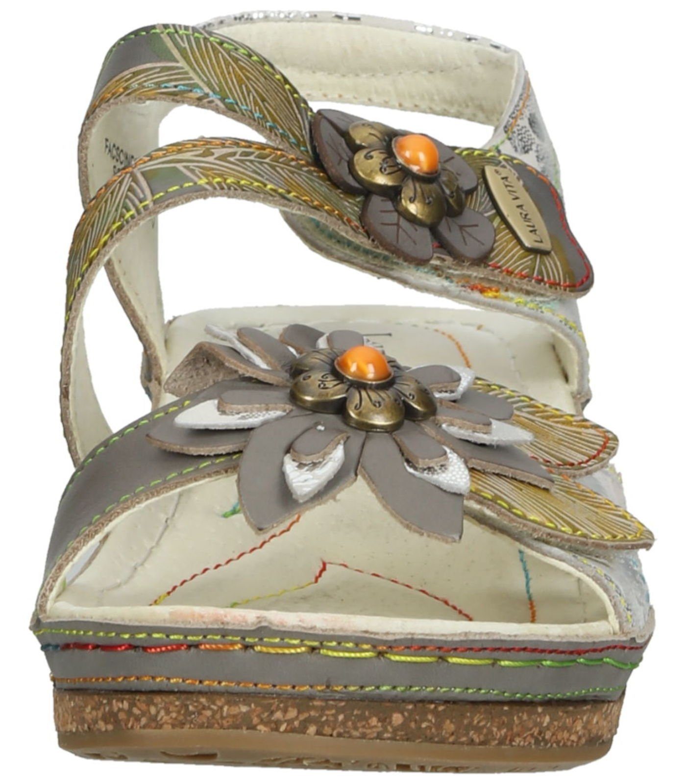 VITA Leder Sandalen LAURA Keilsandalette