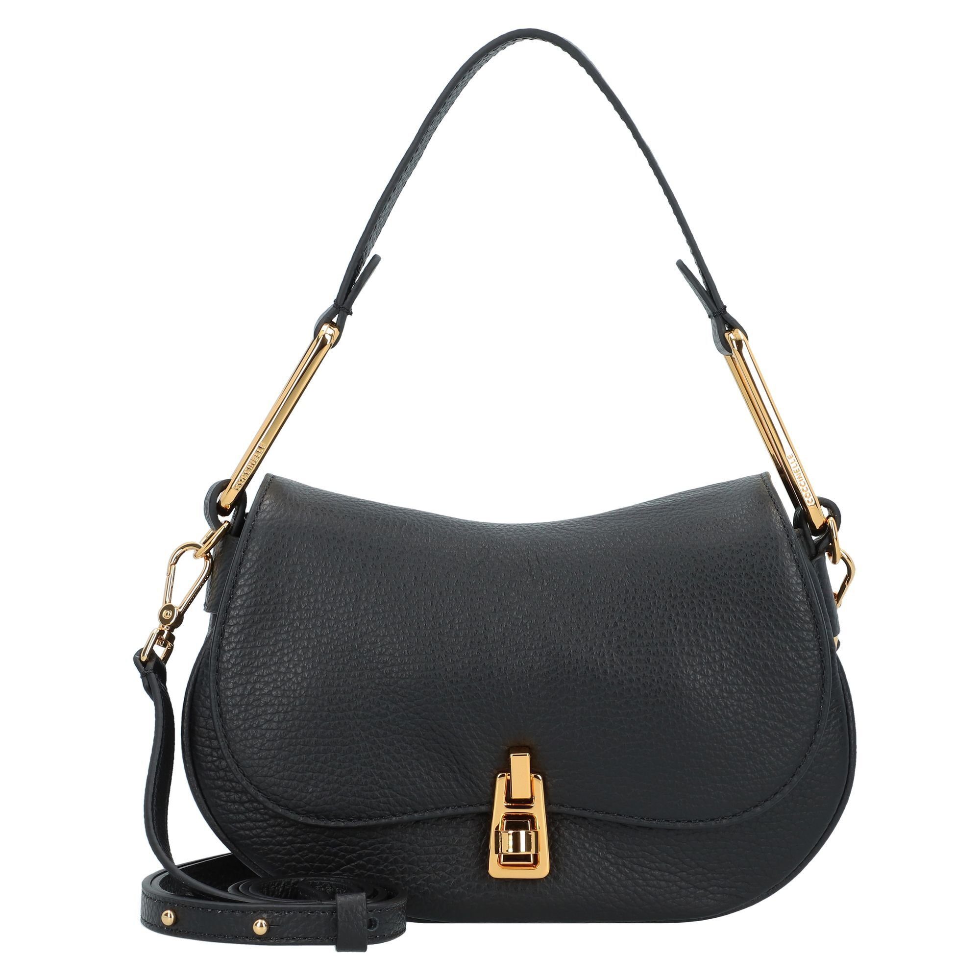 COCCINELLE Henkeltasche, Leder noir