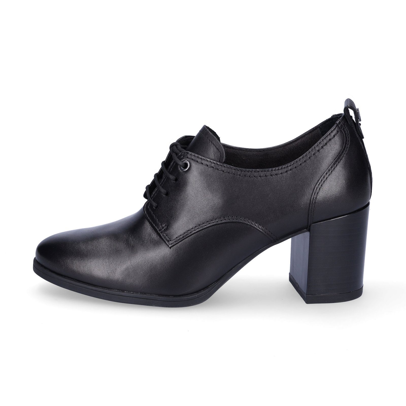 Tamaris Tamaris Damen Leder Schnürpumps schwarz günstig online kaufen