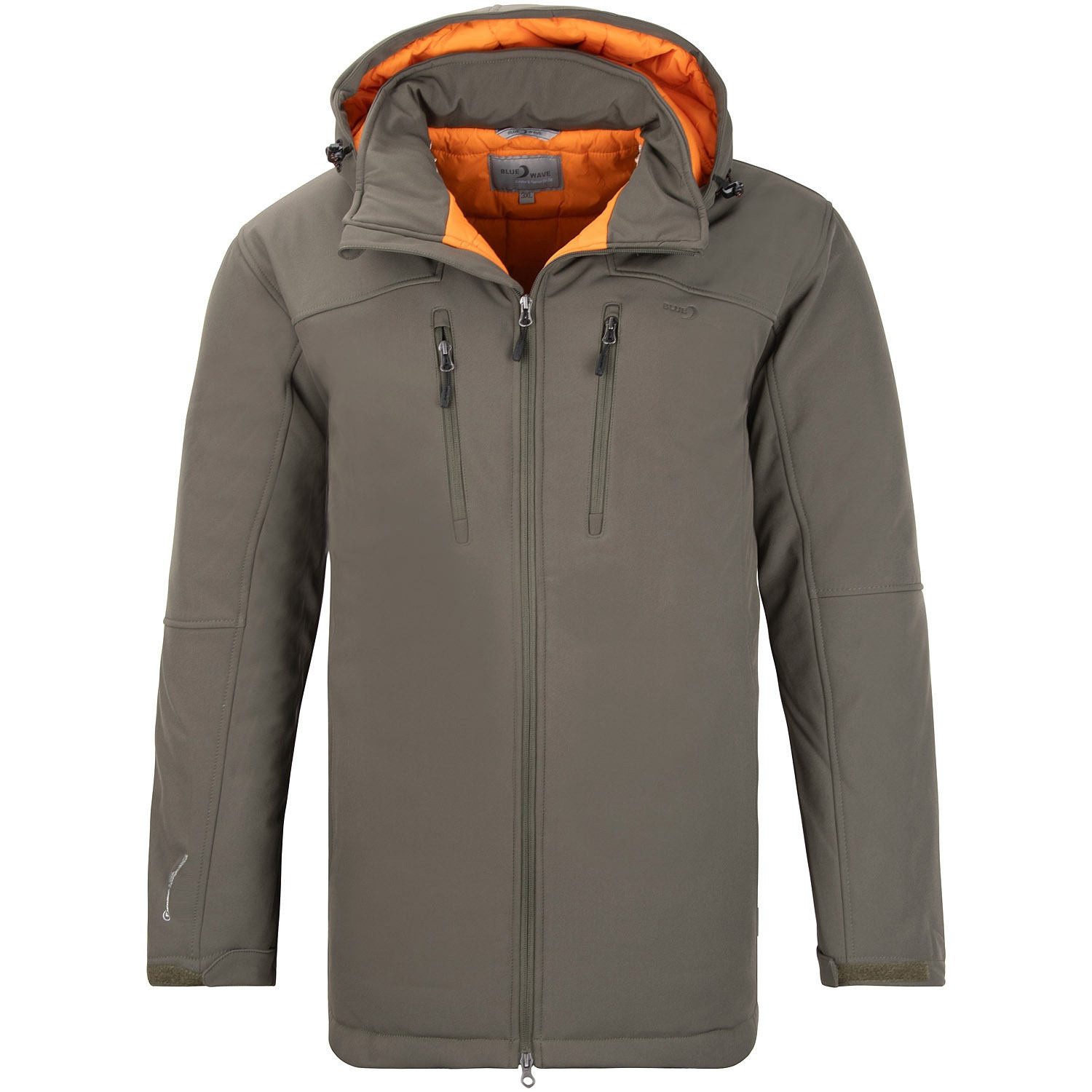 Softshelljacke Blue Wave Armin Herren Winter-Softshelljacke Gefüttert