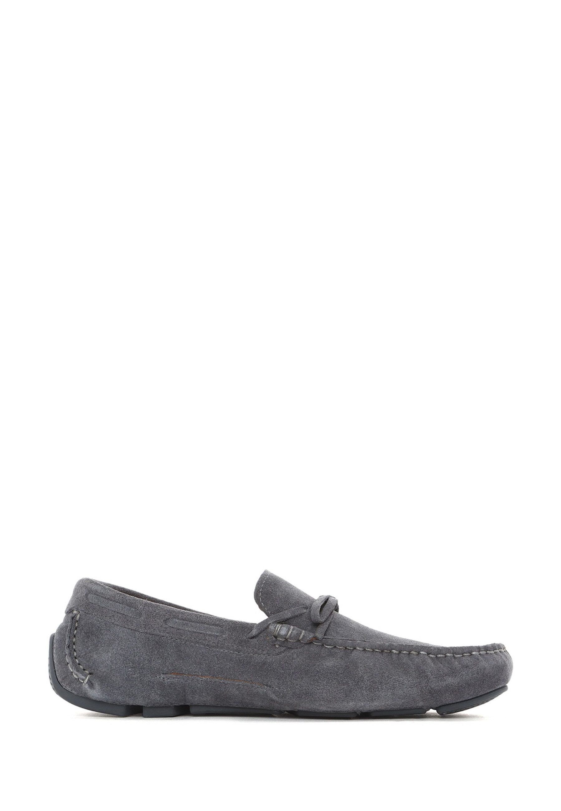 Derimod Loafer aus Wildleder Loafer Lederfutter, Gummisohle