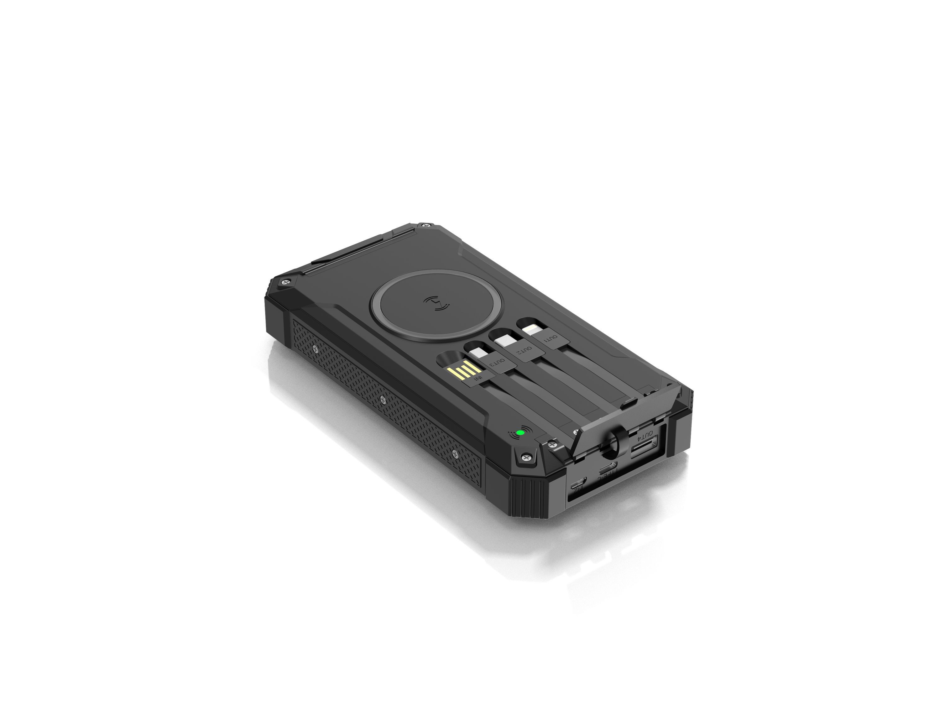 Denver PSC-20012 Powerbank 20 mAh (1 St), LED-Taschenlampe mit 3 Lichtmodi, Statusanzeige über Ladezustand