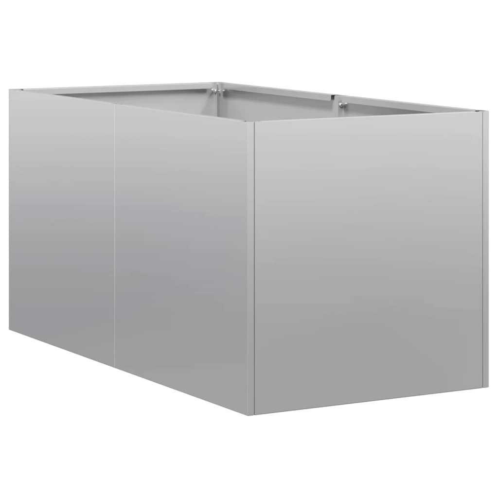 vidaXL Hochbeet Pflanzgefäß 40x80x40 cm Stahl verzinkt