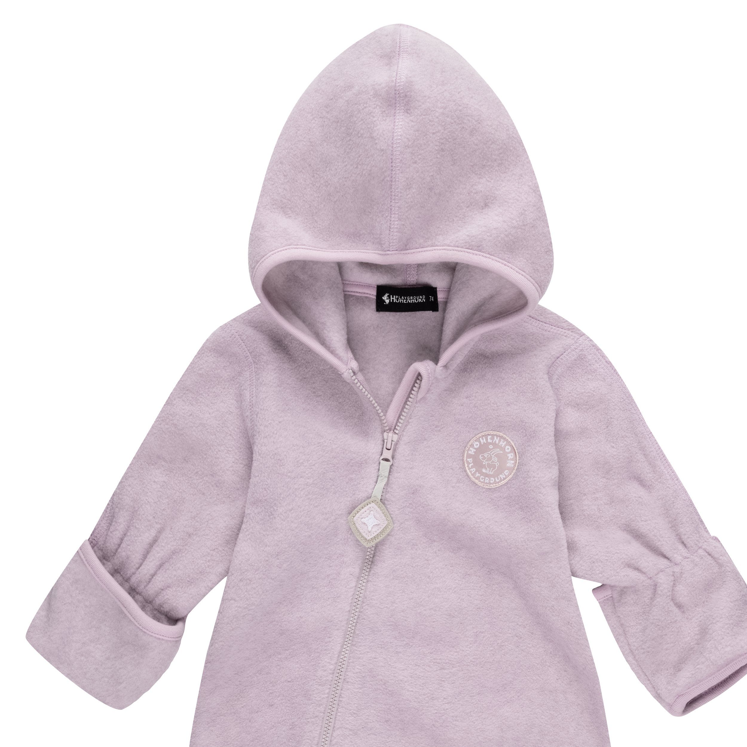 Höhenhorn Strampler Ibex Baby Fleece Overall Winter Herbst Strampler Kleinkind mit Kapuze