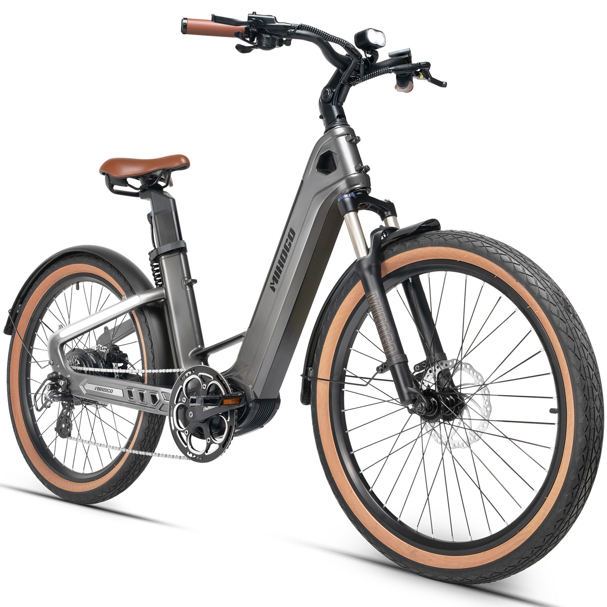 Vankel E-Bike Cityrad AIR MAX Carbon E-Bikes Damen u. Herren mit Dual-Akku & max.150 Km, 5 Gang, Kettenschaltung, Heckmotor, 921,6 Wh, (Beleuchtungsset mit Batterieladegerät, Batterieschlüssel, Werkzeug), Ultraleichter Carbonrahmen,Drehmomentsensor & 4-Kolben-Bremsen