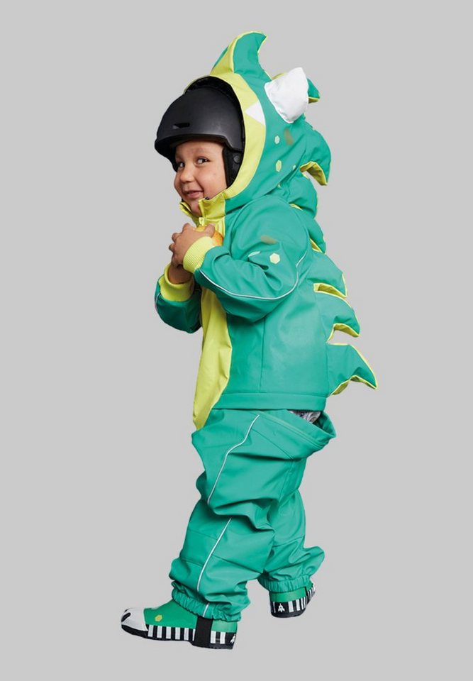 WeeDo Softshelloverall Monster Praktischer Funktionsanzug, wasserdicht,  atmungsaktiv, Fällt groß aus, bitte eine Größe kleiner bestellen