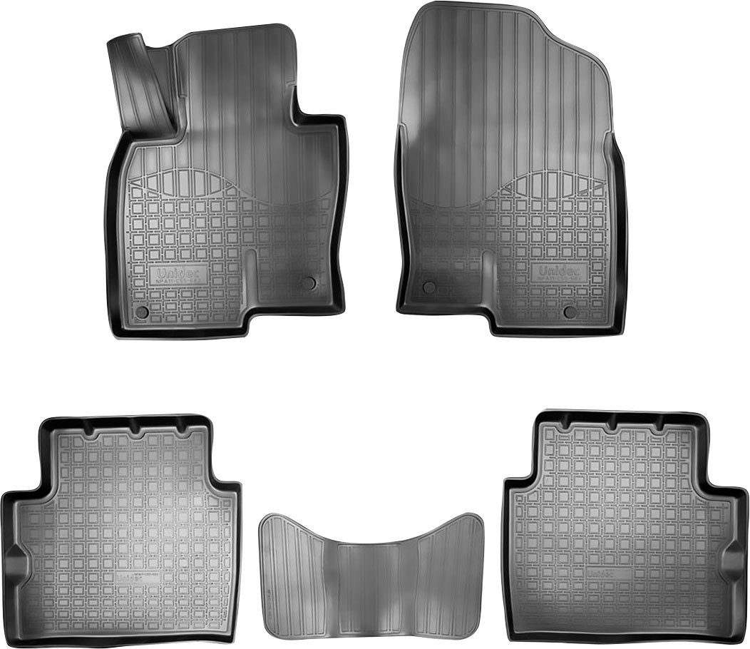RECAMBO Passform-Fußmatten CustomComforts (4 St), für CX-5, perfekte 2017, Mazda Passform ab KF Typ