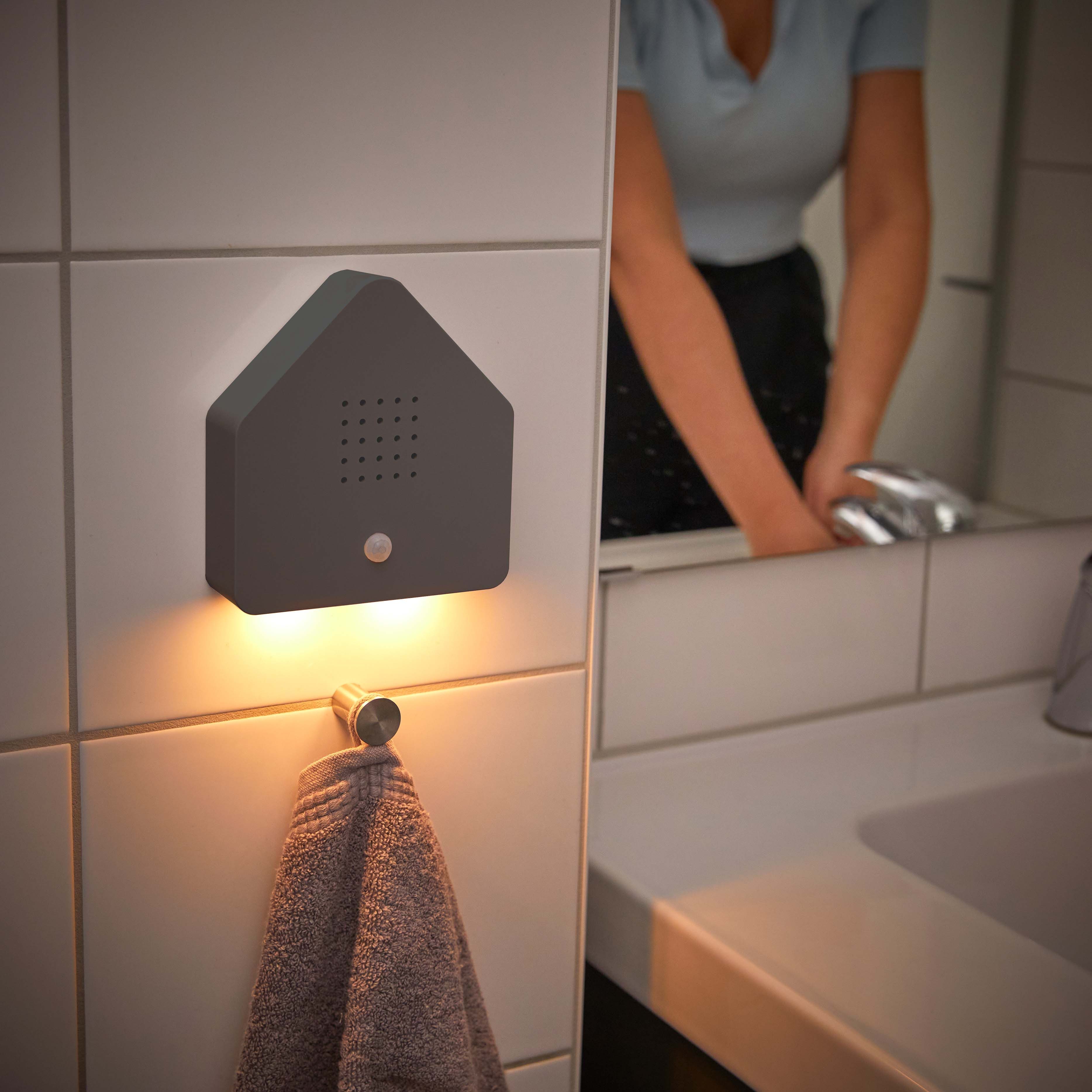 Northpoint LED Dekolicht Naturgeräuschebox Vogelzwitscher Bewegungsmelder Licht Aufladbar – Bild 4 von 5
