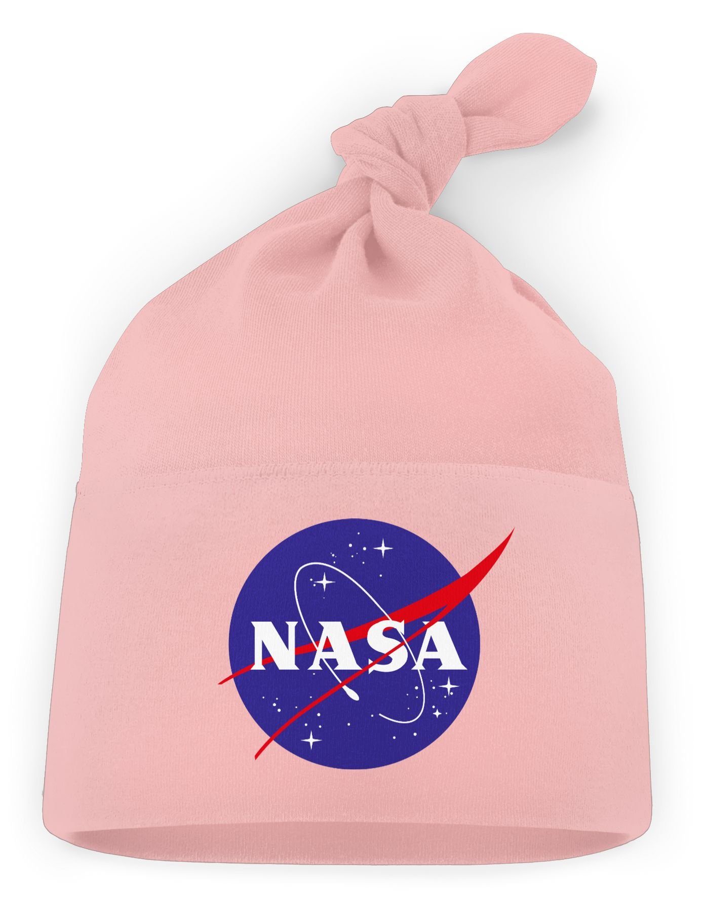 Shirtracer Jerseymütze »Nasa Meatball Logo - Baby Mütze für Mädchen und  Jungen« (1-St) babymütze junge - weiße mütze - baby nasa