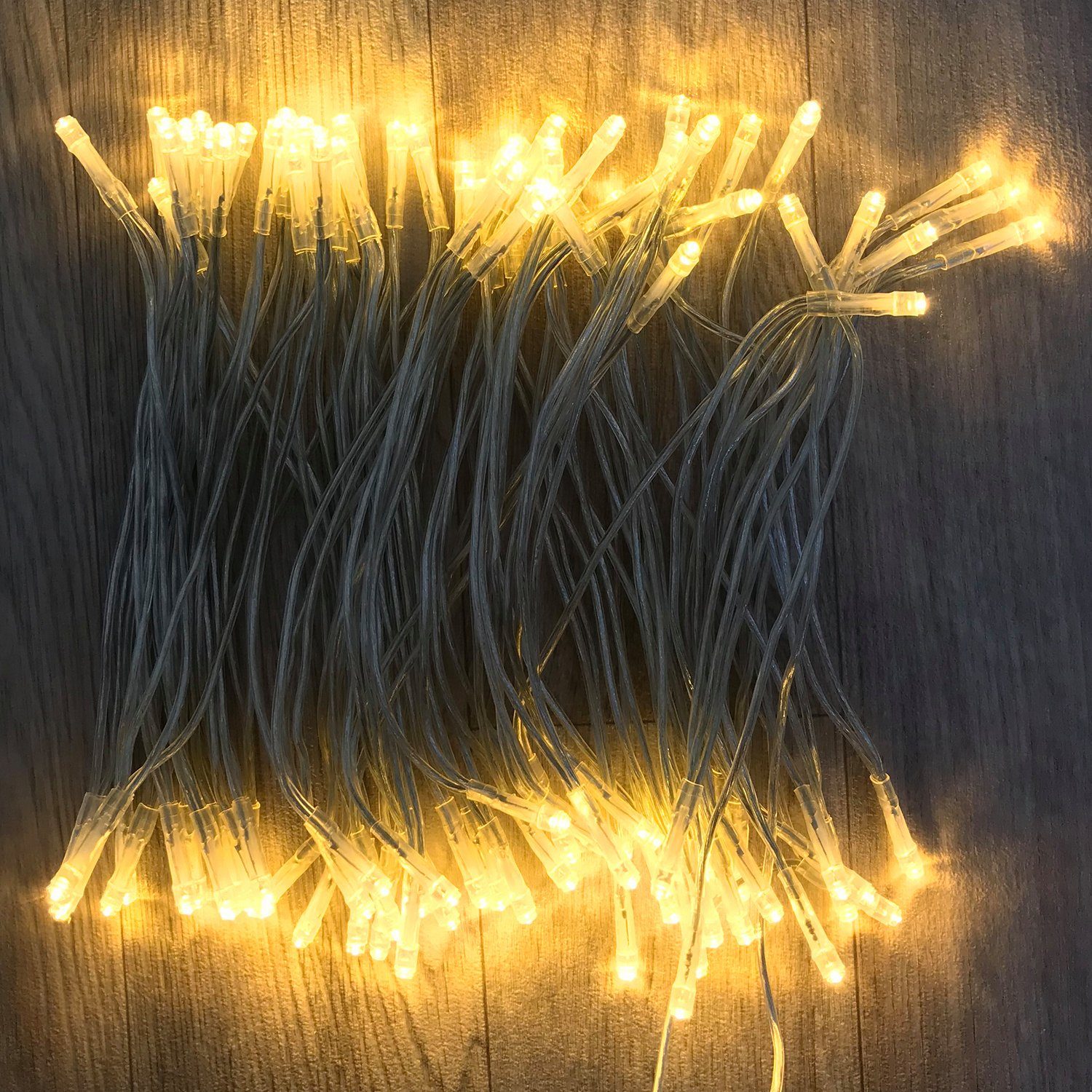 Mojawo Lichtervorhang 50'er LED Lichterkette Innenbereich günstig online kaufen