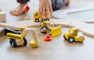 Plantoys Spielzeug-Auto Straßenbau-Set