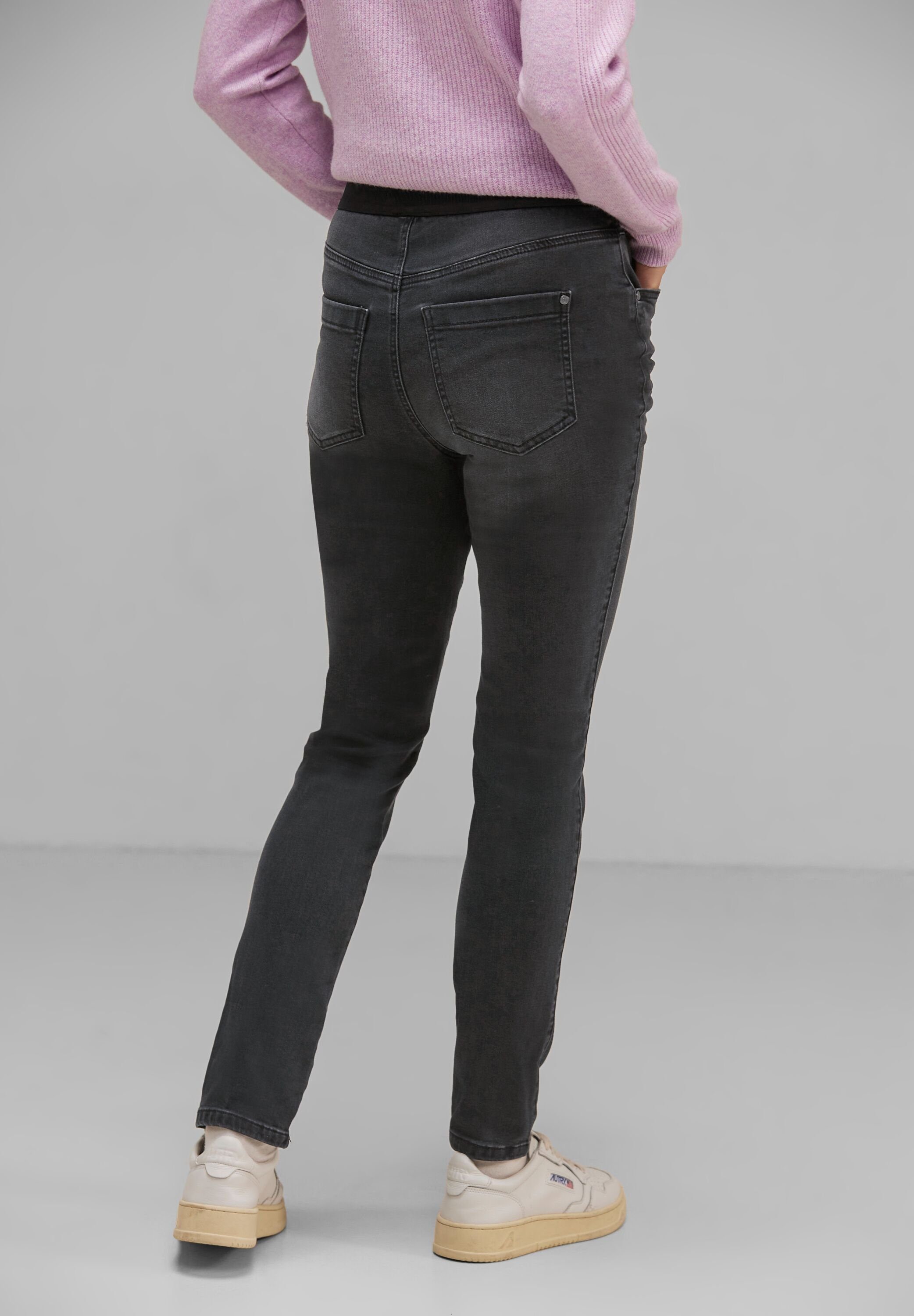 High Waist STREET ONE Skinny-fit-Jeans