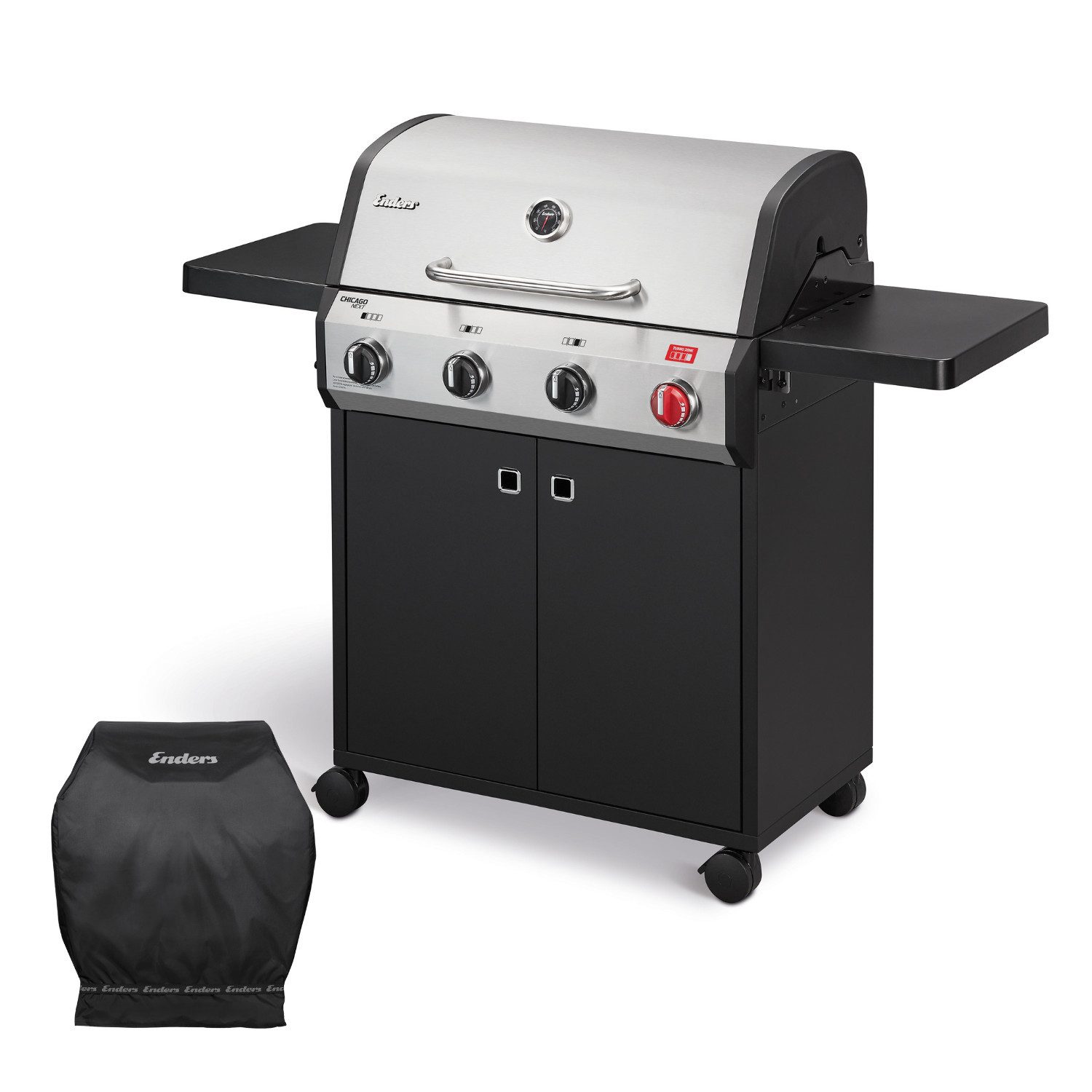 Enders® Gasgrill Chicago Next 4R Turbo inkl. Wetterschutzhülle