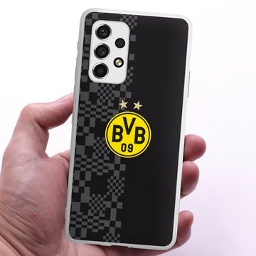 DeinDesign Handyhülle Borussia Dortmund BVB Trikot BVB Away Trikot 22/23, Samsung Galaxy A53 5G Silikon Hülle Bumper Case Handy Schutzhülle