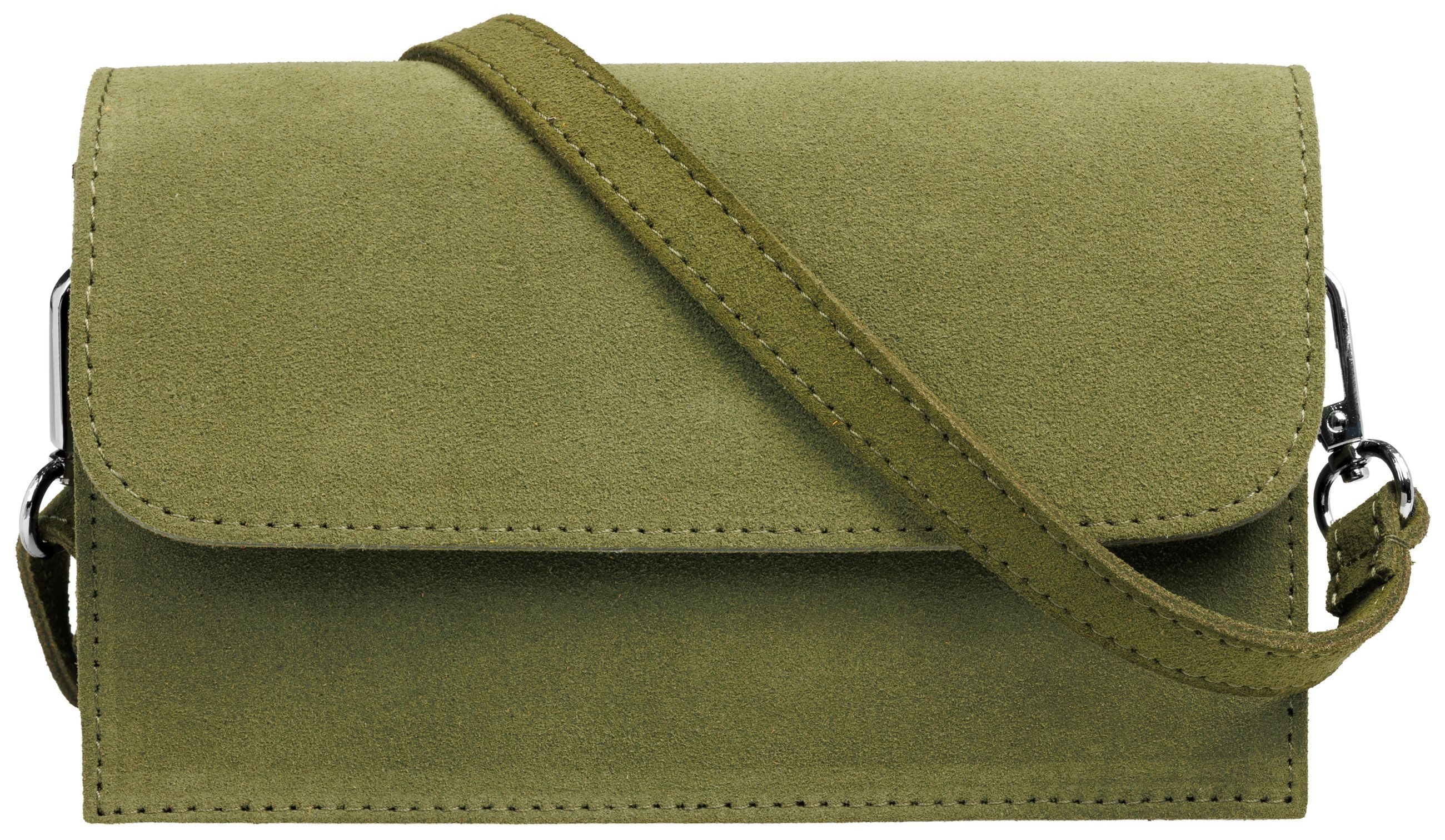 Caspar Umhängetasche Wildleder Dirndltasche Damen Handtasche günstig online kaufen
